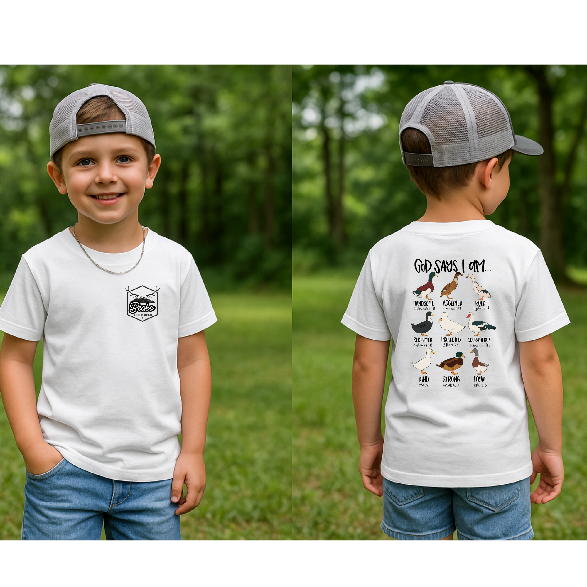 God says I am Duck Tee