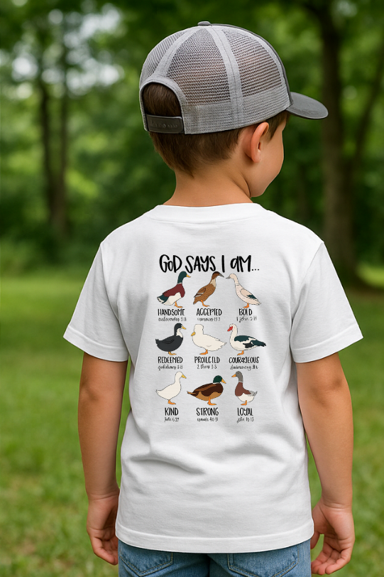 God Says I am Shirt - Duck Hunting Graphic Tee