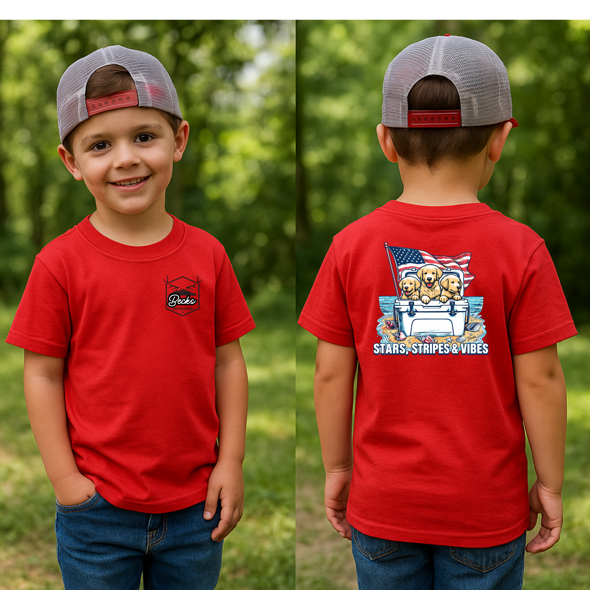 Stars, Stripes & Vibes Tee
