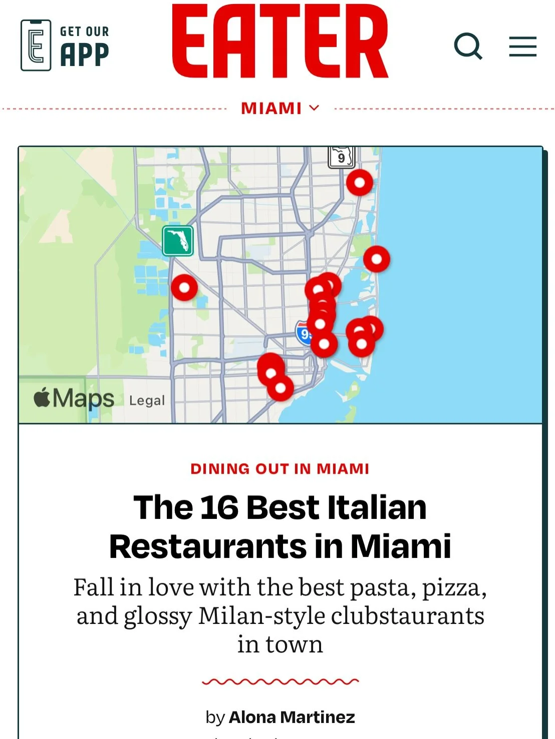 Honored to be named one of the 16 Best Italian Restaurants in Miami. Thank you, @eatermiami for including San Lorenzo in your latest roundup! 

We&rsquo;re so grateful to our team and our guests who make this possible every single day ✨