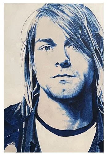 Kurt Cobain - Blue   2023   SOLD 