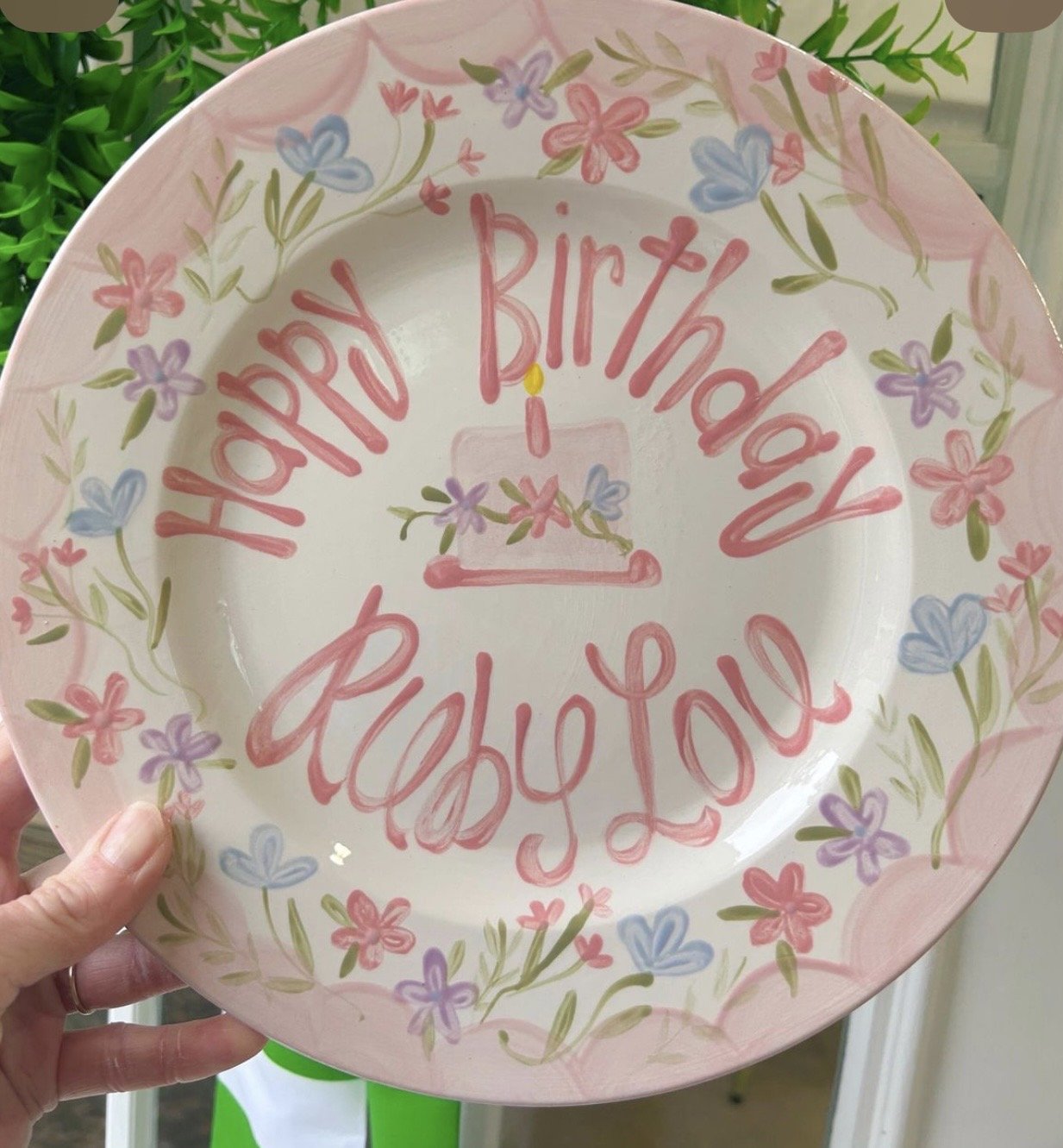 Customized Birthday Plates