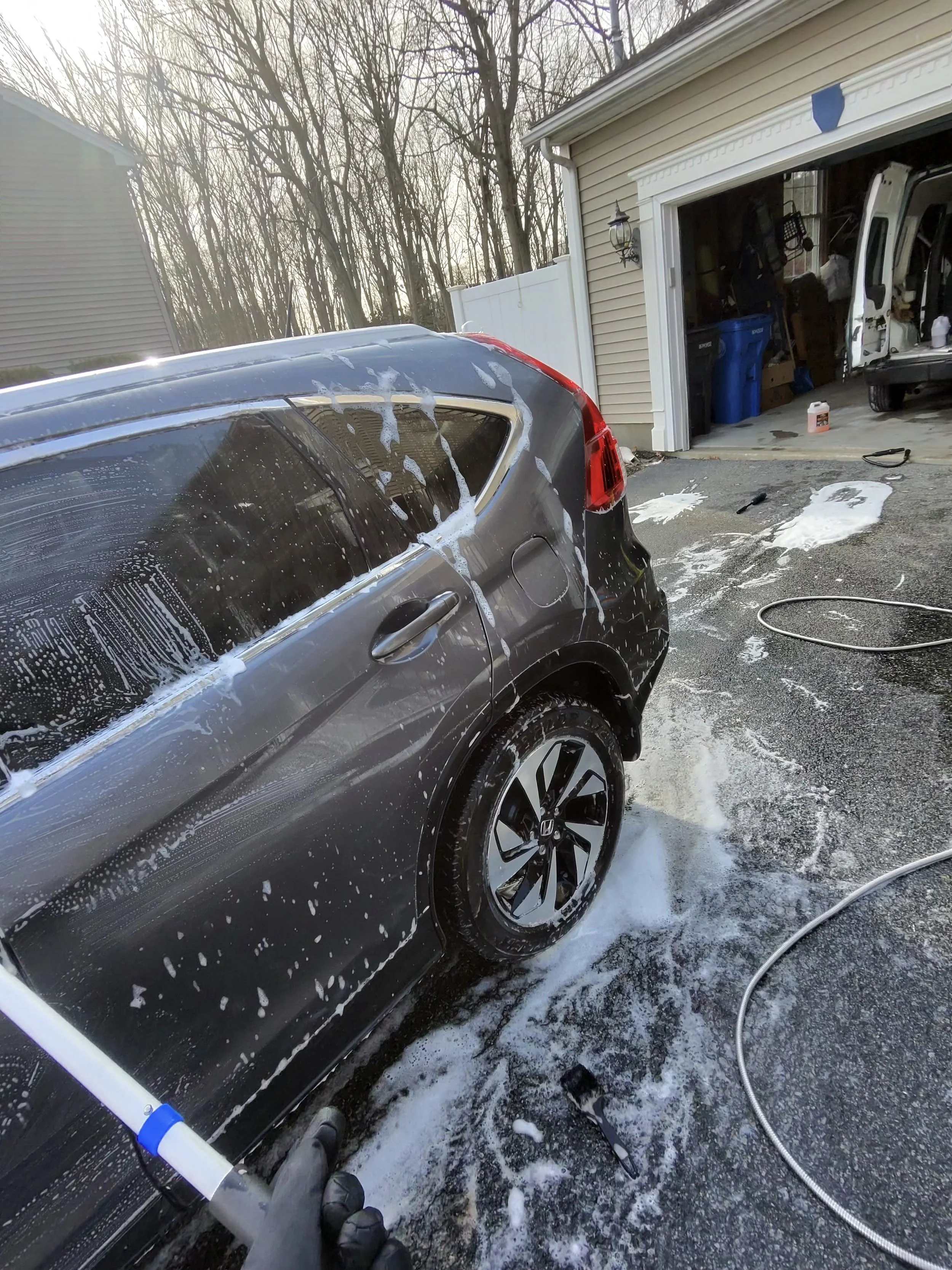 Basic exterior presure wash