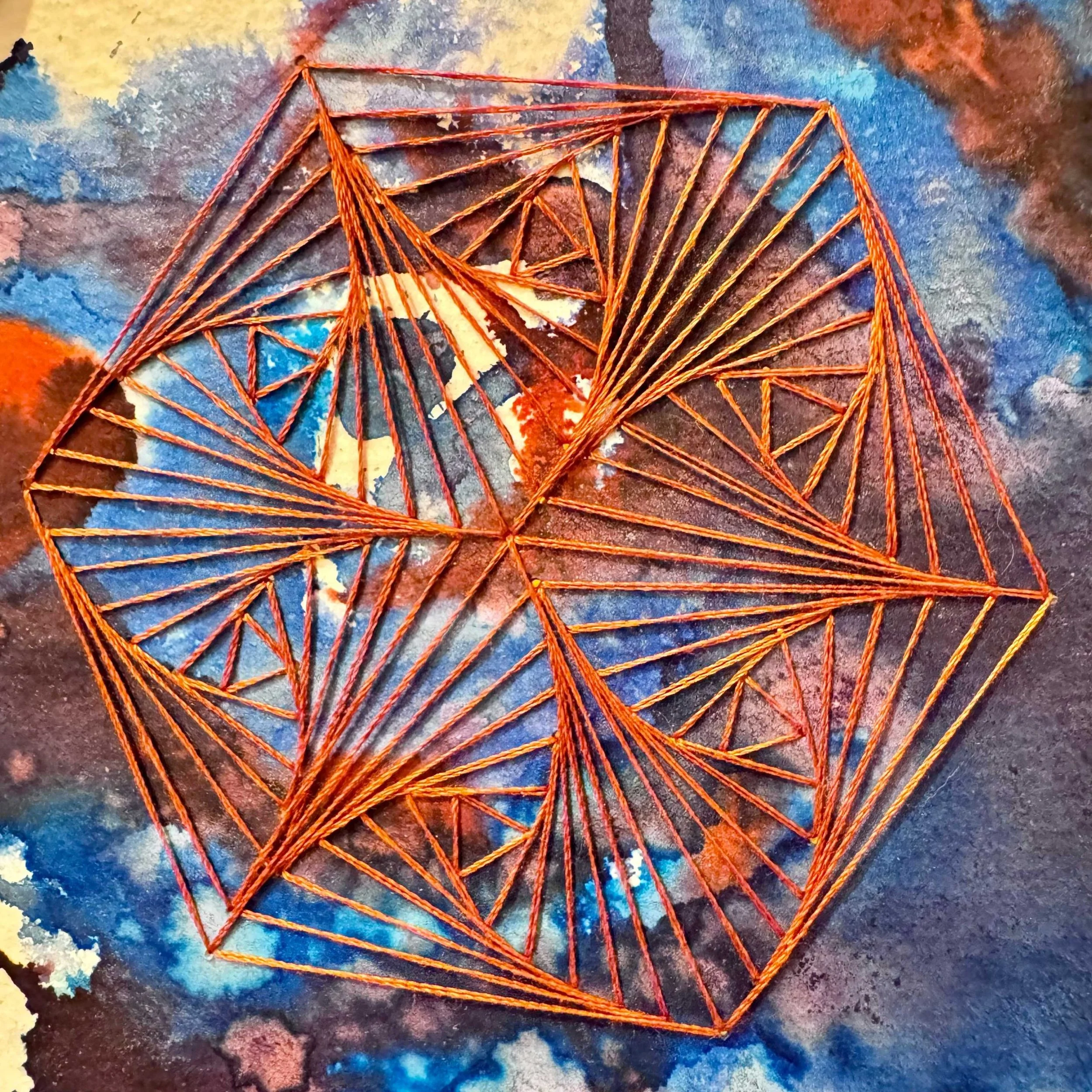 Geometric Paper Stitching Workshop