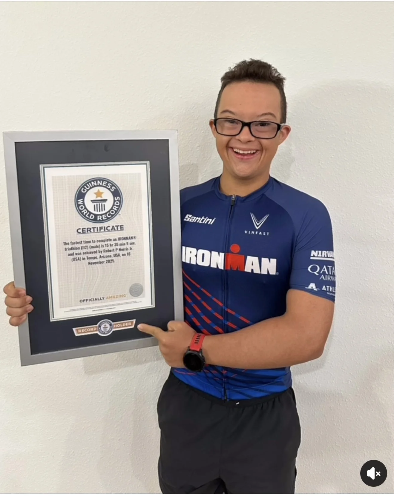 Robert Norris Ironman Down Syndrome