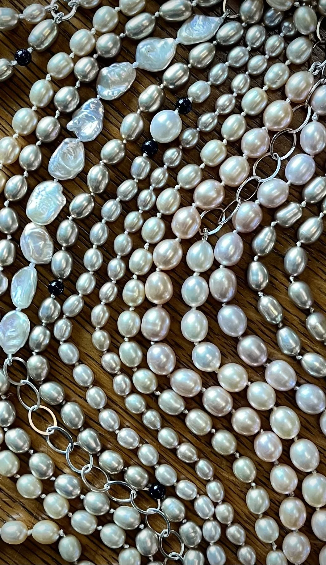 J Lister Studio hand knotted pearls