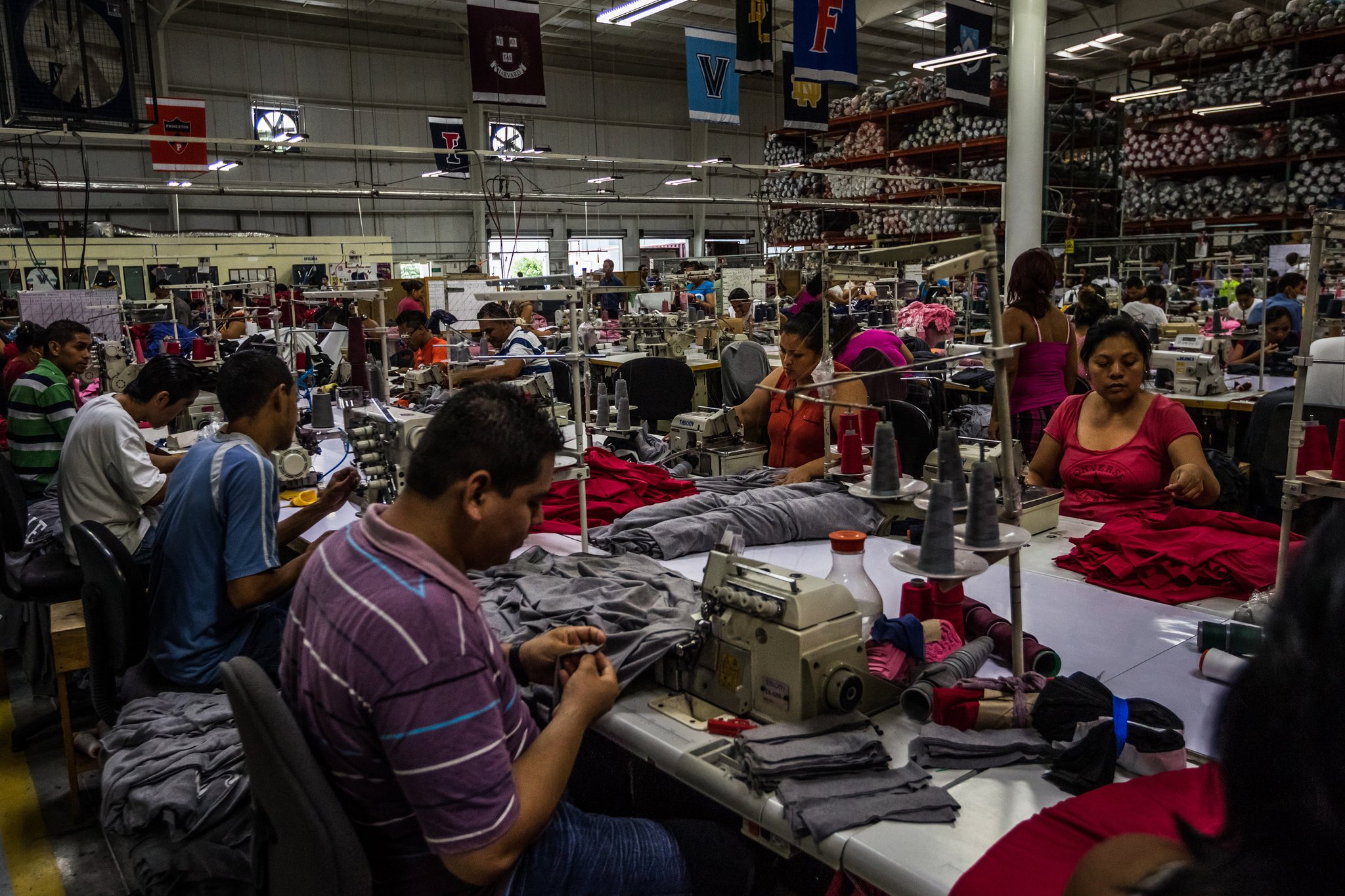 Salvadoran textile manufacturing facility