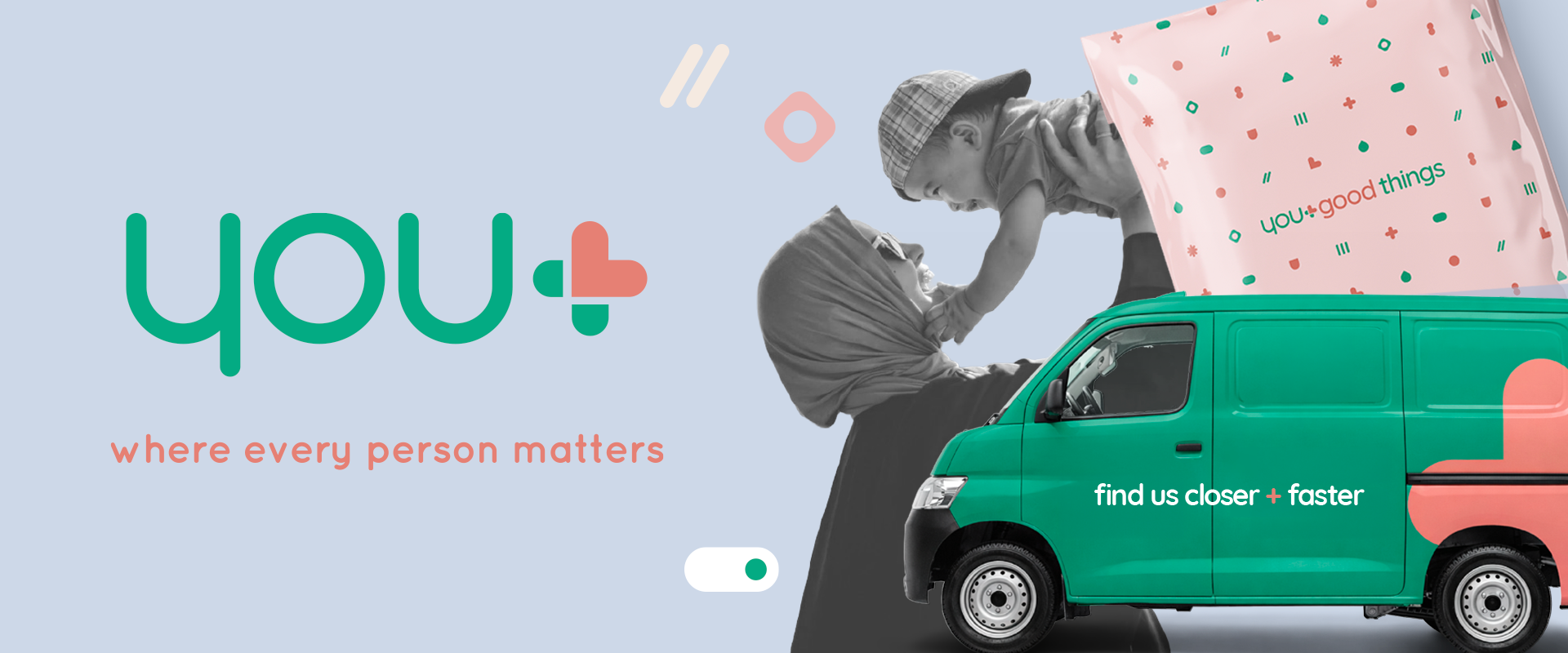 You+ | Pharmacy & Beauty - branding