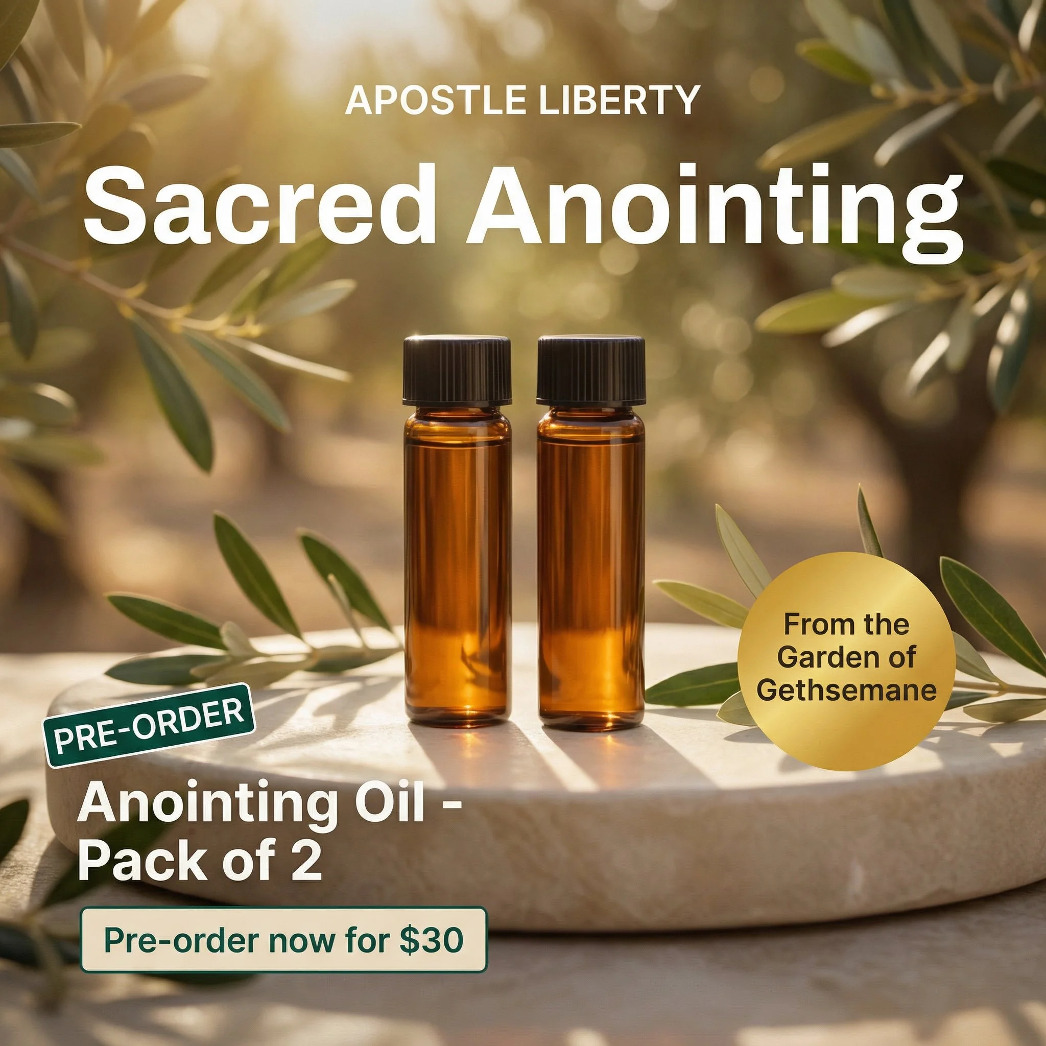 Anointing Oil - Pack of 2