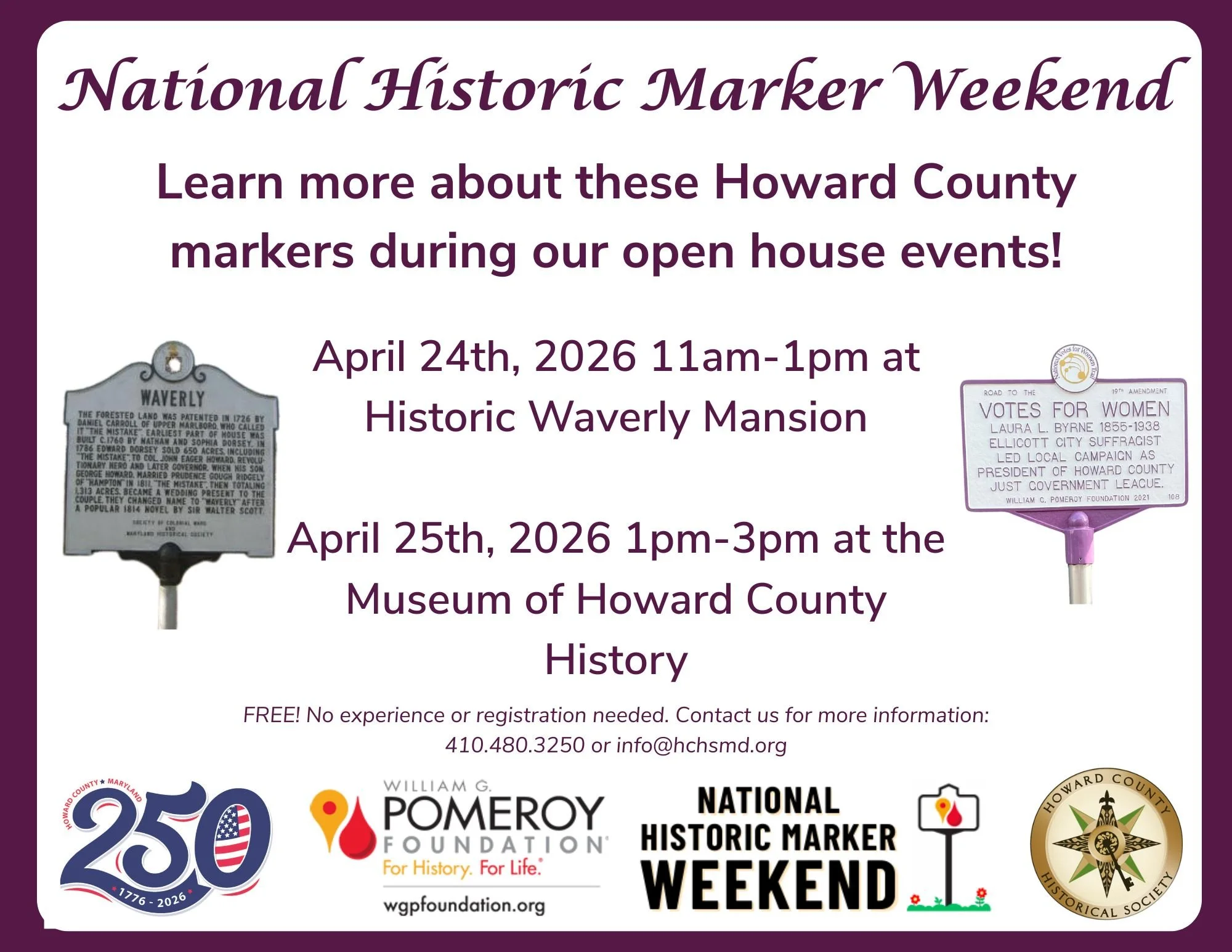 Historic Marker Weekend - Waverly