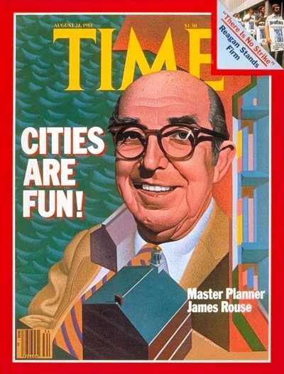       
  
    April 9 - On this Day in Howard County History: In 1996 James W. Rouse Died  The visionary founder of Columbia was probably the most influential person in 20th Century Howard County – An idealist, Rouse abounded with enthusiasm yet main
