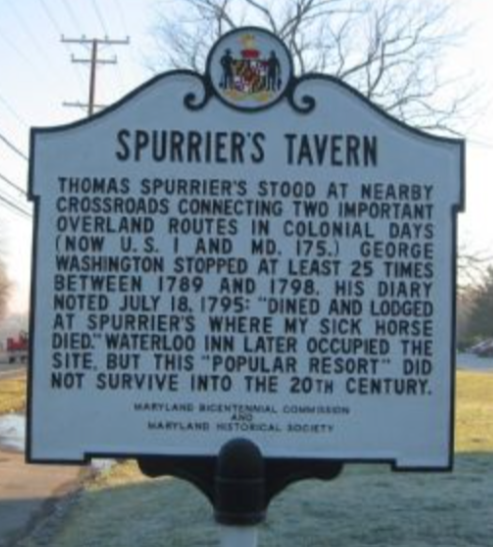 On October 11, 1824, French General Marquis de Lafayette visited Elkridge, the site of his river crossing in April, 1781 as a volunteer officer for the Continental Army. 