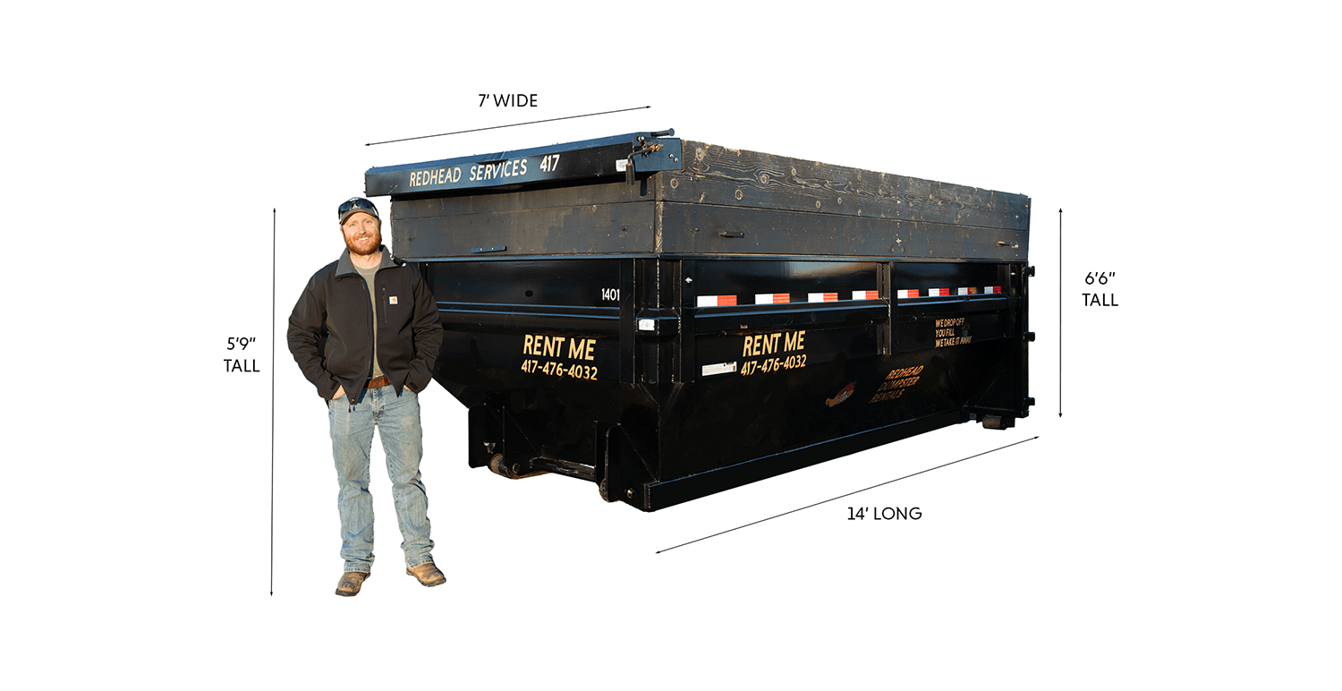 20-yd dumpster