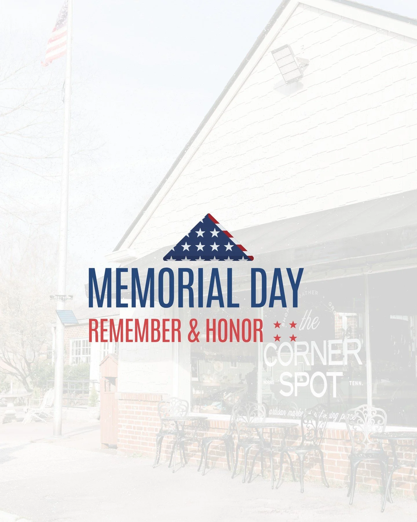 Today, we pause to remember and honor the brave men and women who gave their lives in service to our country. 🇺🇸⁠
⁠
We&rsquo;re grateful for the freedom to gather, slow down, share coffee, laughter, meals, and community because of their sacrifice.⁠
