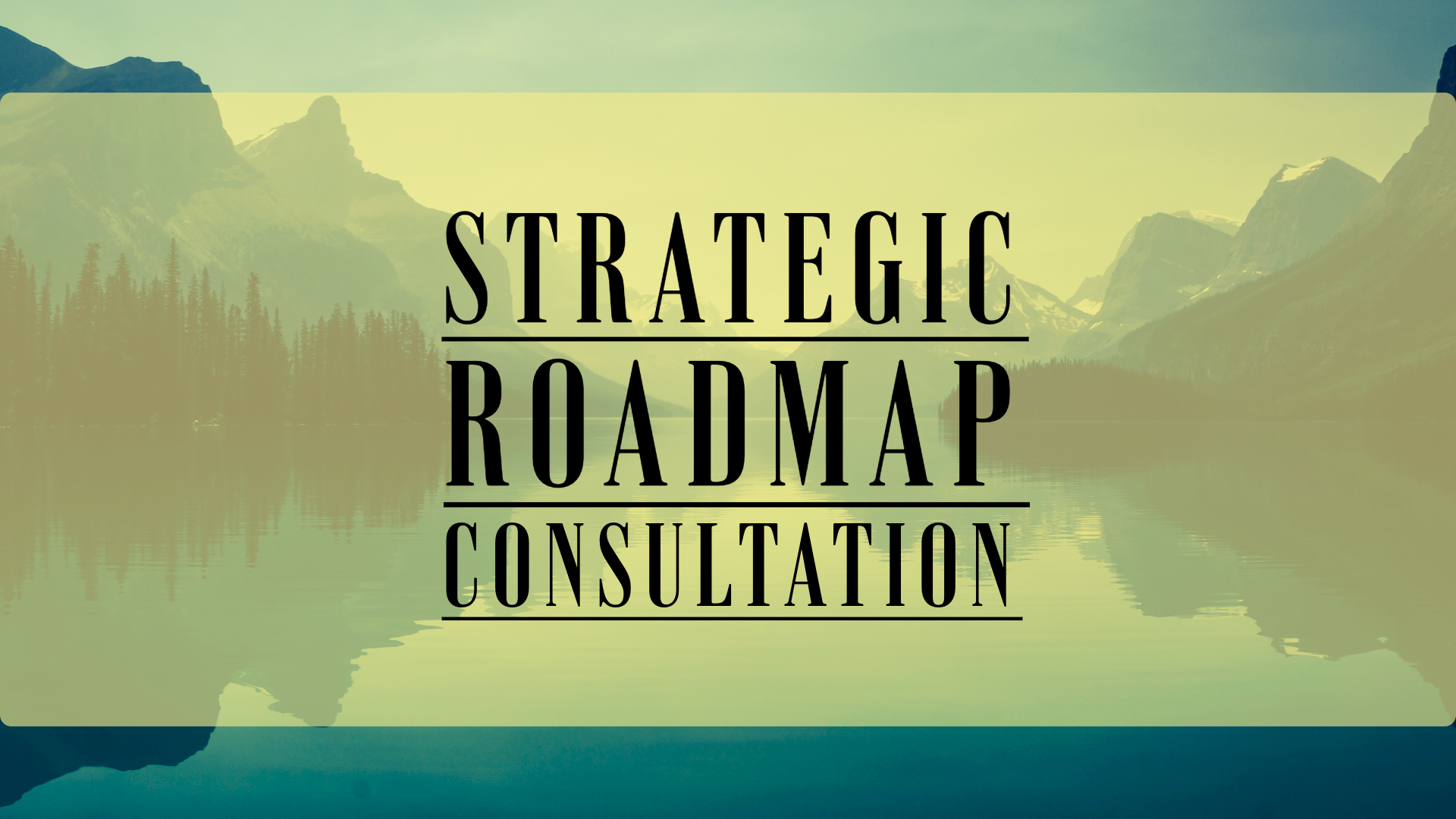 Strategic Roadmap Consultation