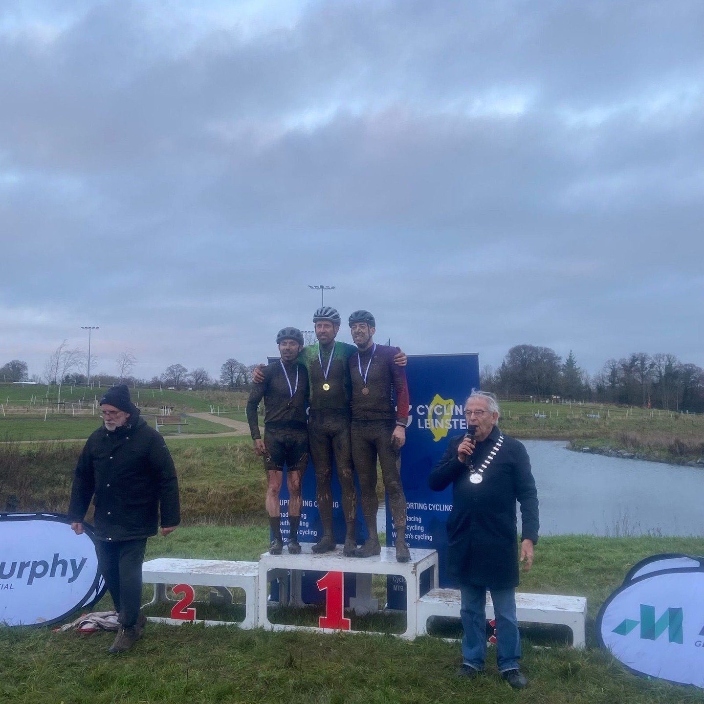 Well done to Bryan Geary who took 3rd at the Leinster Cyclocross Championships - Masters&nbsp;40&nbsp;Race last Sunday. 🎉
Many thanks to @naas_cycling_club &amp; Kilcullen Cycling Club for hosting.
Bryan - you may need a new jersey after that :-)
Ha