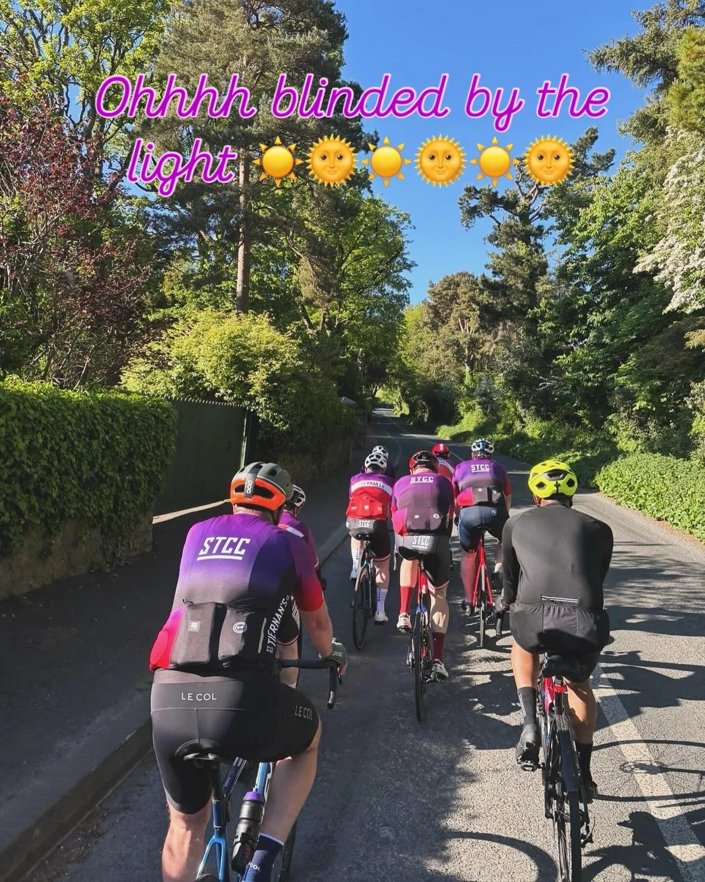 ☀️ Sun&rsquo;s out, wheels spinning, great banter! 🚴&zwj;♂️
Good roads (KINDA!!!!), great crew, even better vibes with @sttiernanscc 💜
#SummerSpins #CoffeeAndChainrings #sttcc #GroupRideGoals #SunshineMiles