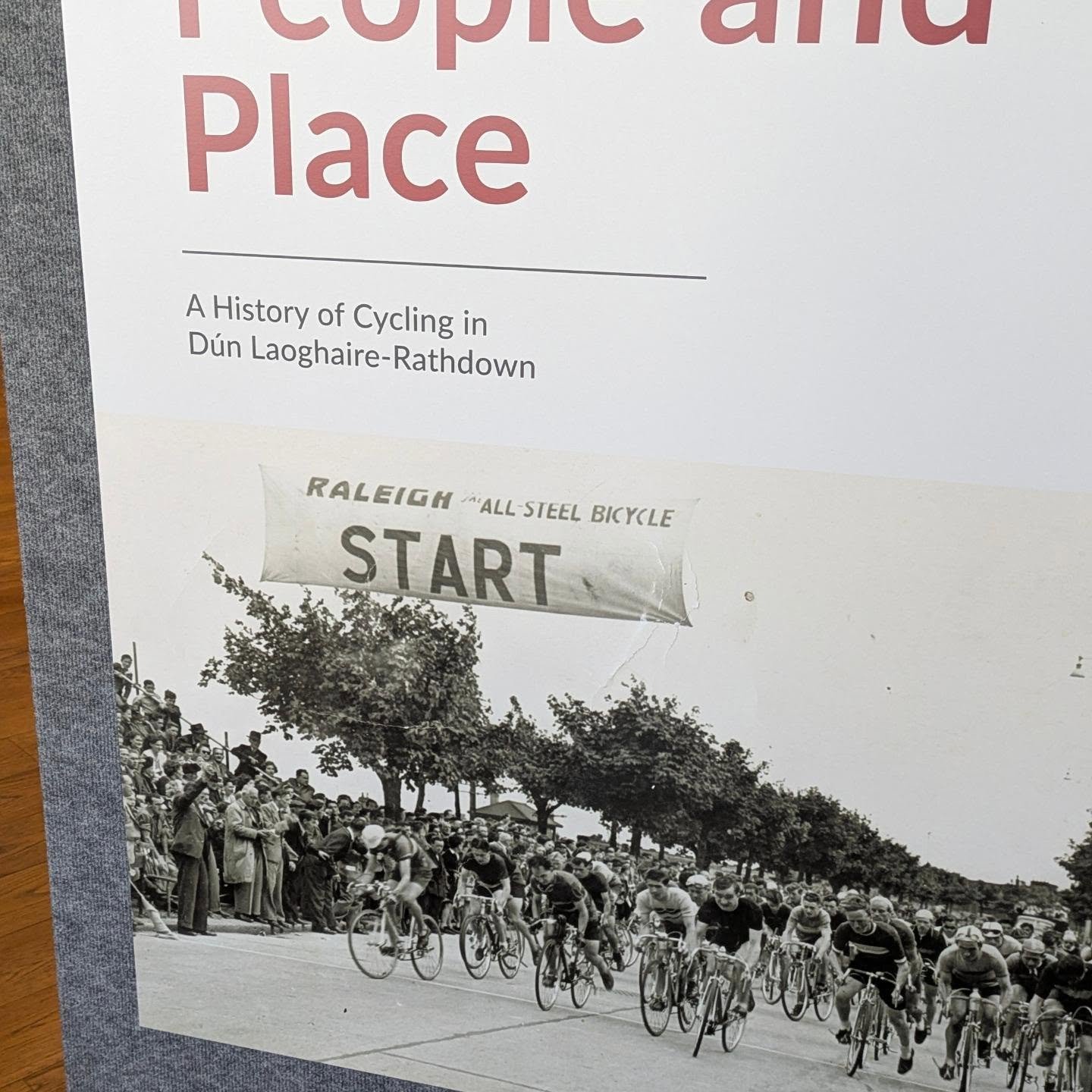 Excellent exhibition on the history of Cycling in our beautiful Borough. What a wealth of legends! We even get a mention ❤️ Kudos to Jim Dunleavey at the Lexicon for the research and pulling it all together. You should do a book! Bring back the Dun L