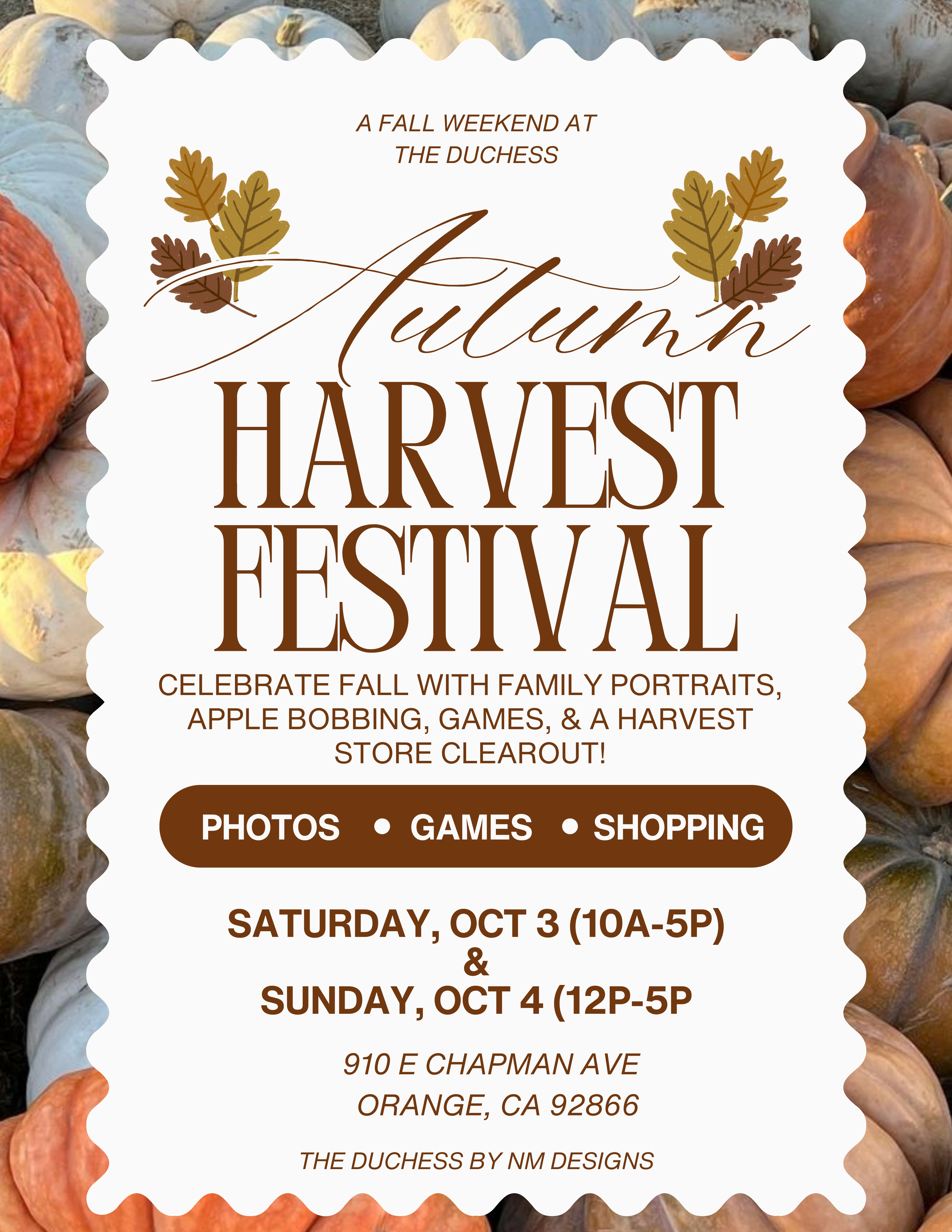 The Duchess’s Autumn Harvest Weekend