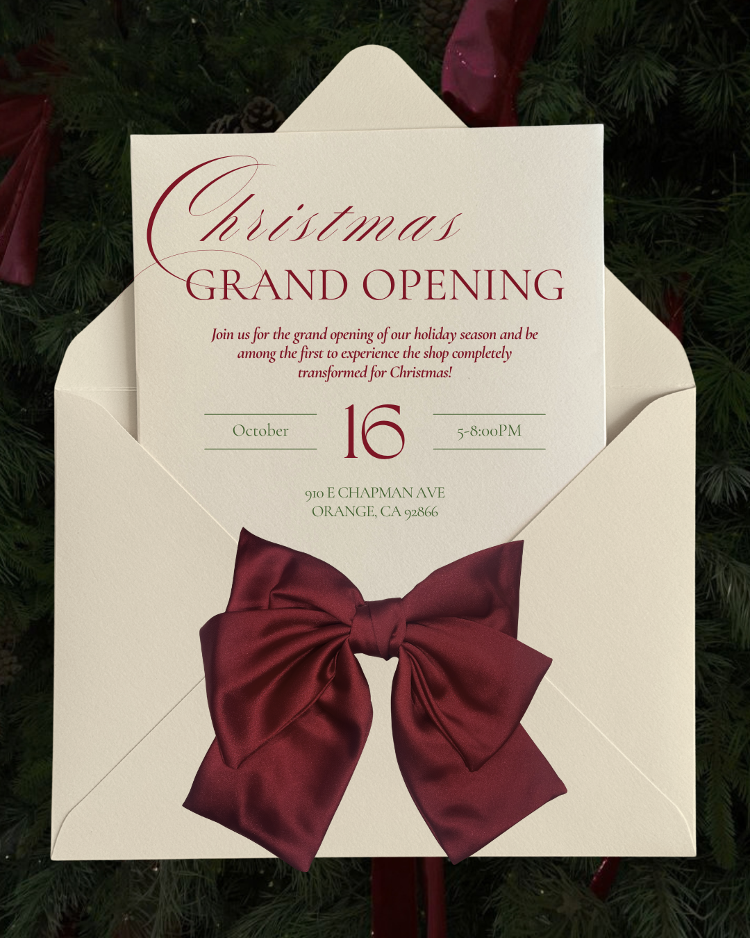 Christmas Grand Opening