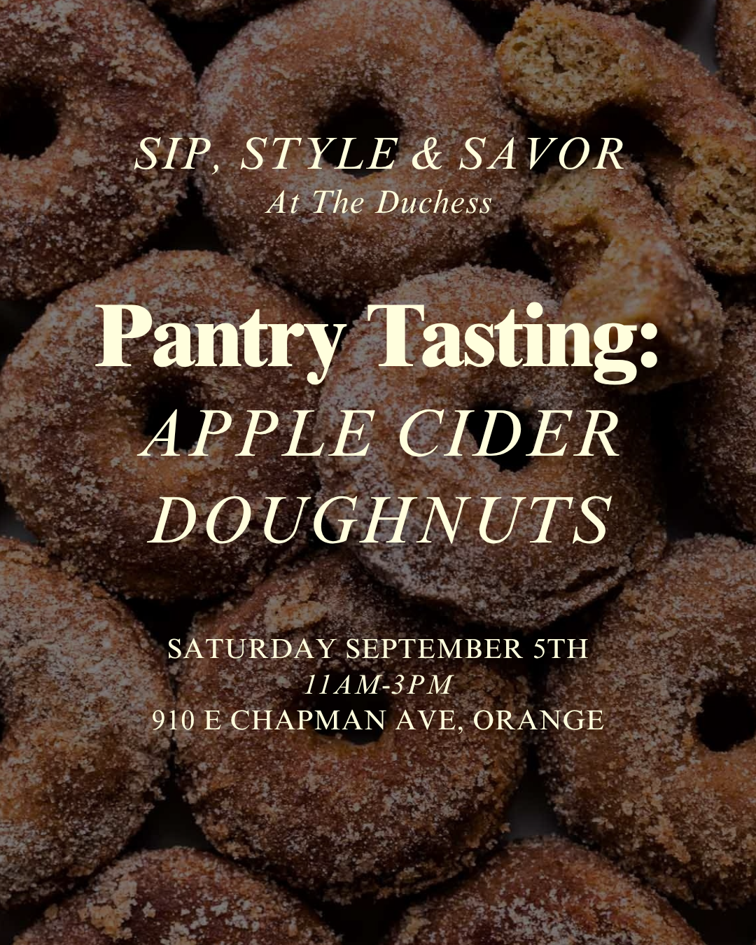 Pantry Tasting: Apple Cider Doughnuts
