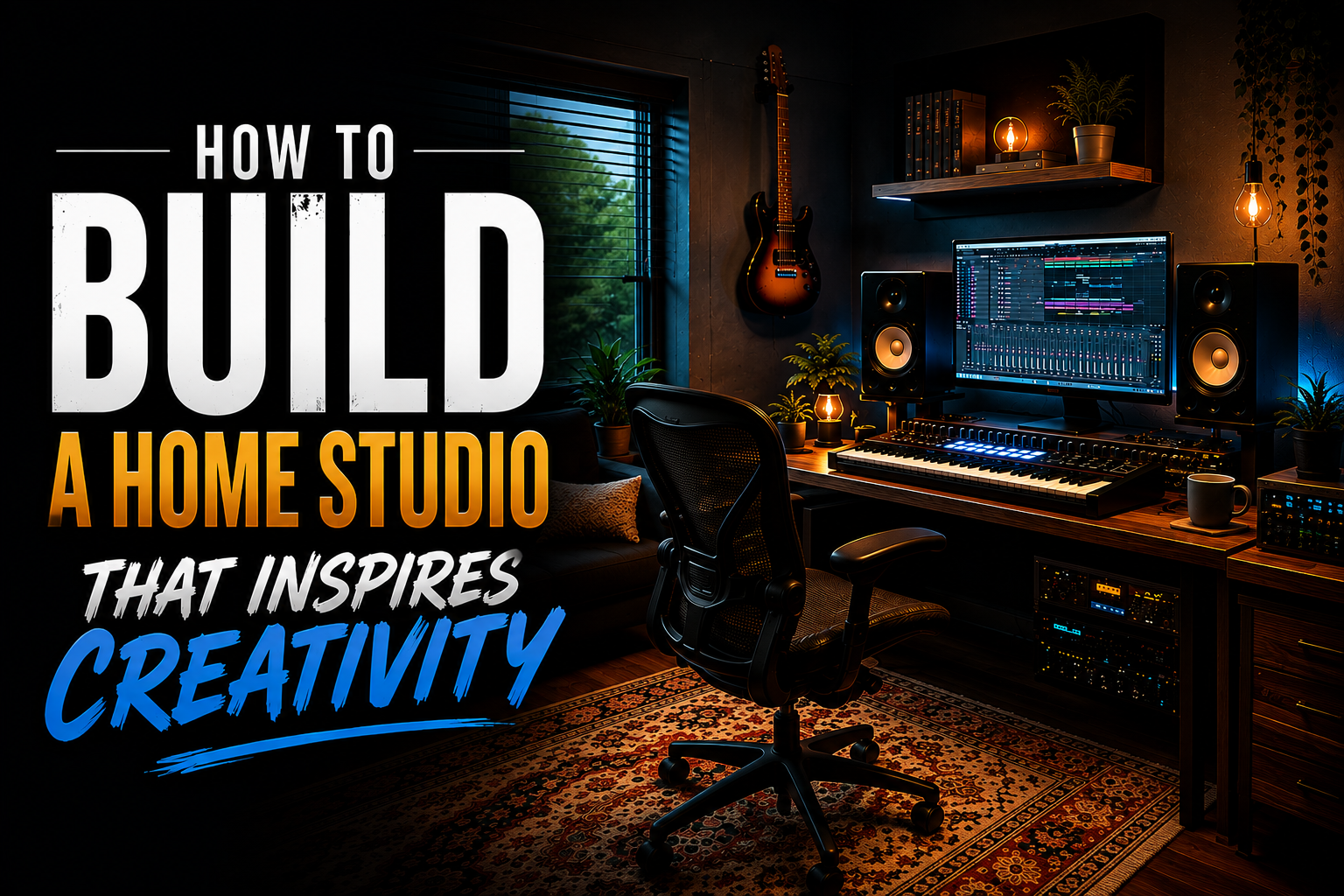 How to Build a Home Studio That Inspires Creativity