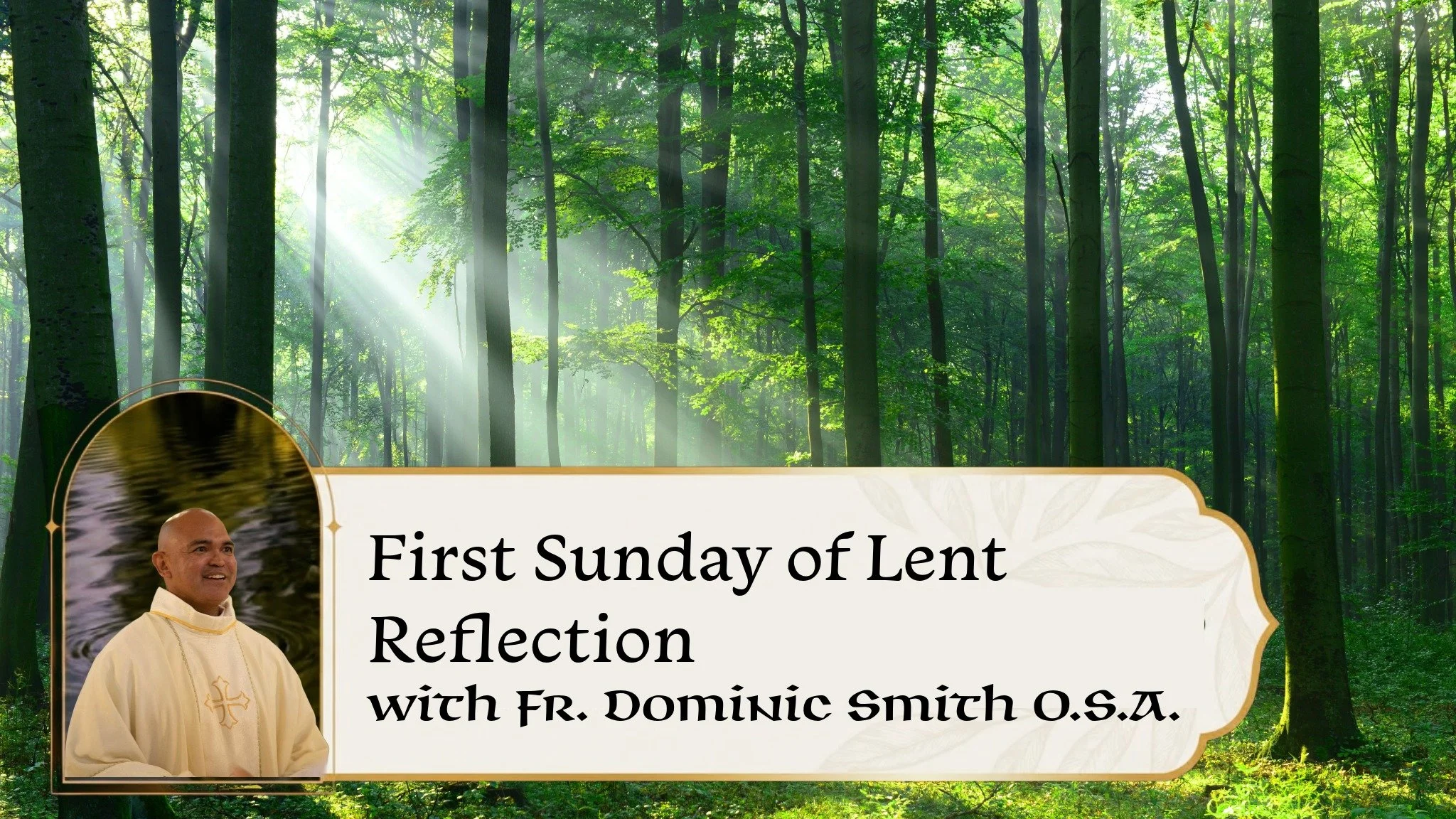 Those of you on the 40 Days of Confessions journey get a break for the first Sunday of Lent! Fr Max returns on Monday with Day 5.

So, as a special treat, Fr. Dominic Smith O.S.A. (Director of Media at Sanctifying Grace) provides us a truly Augustini