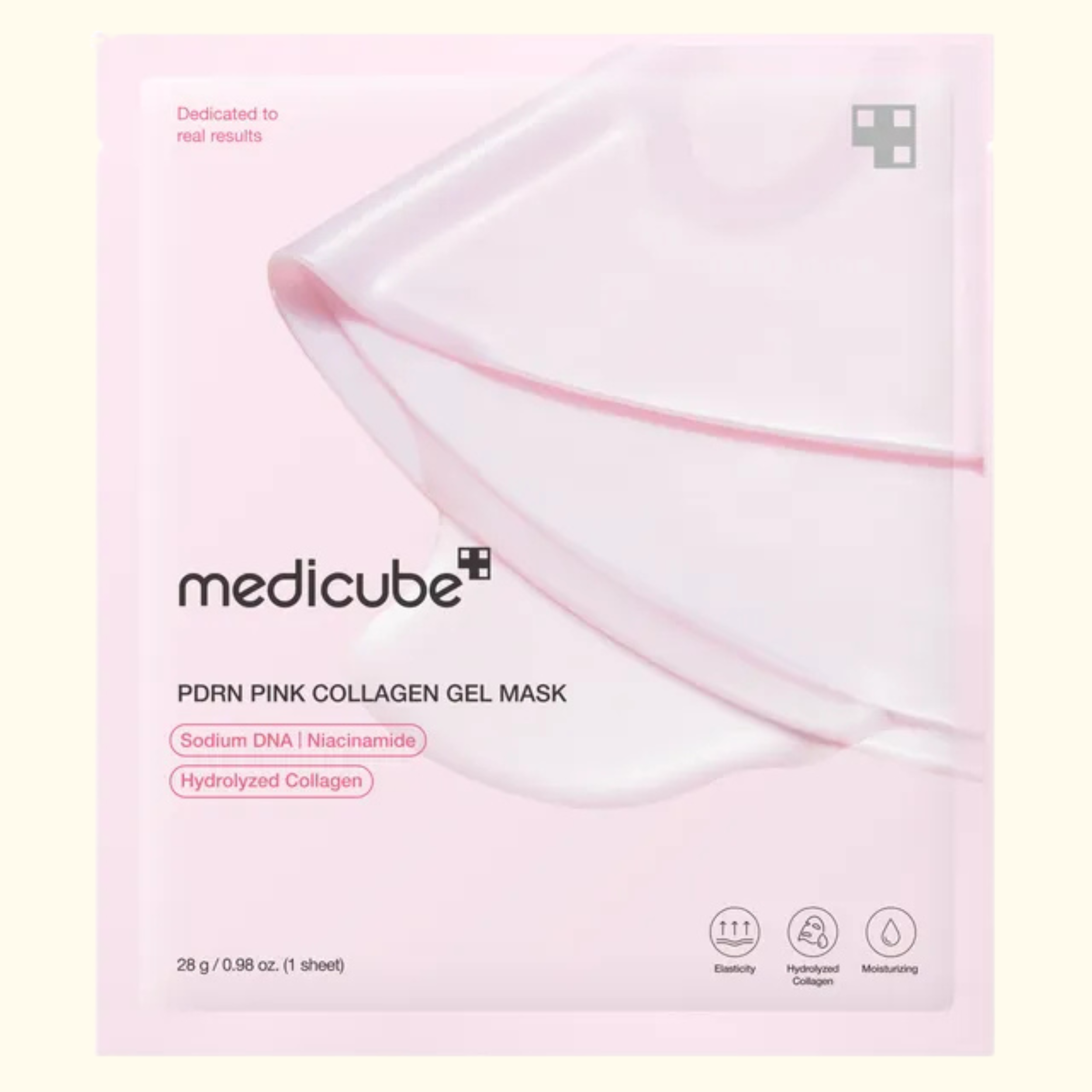 Medicube – PDRN Pink Collagen Gel Mask | 1 pieza