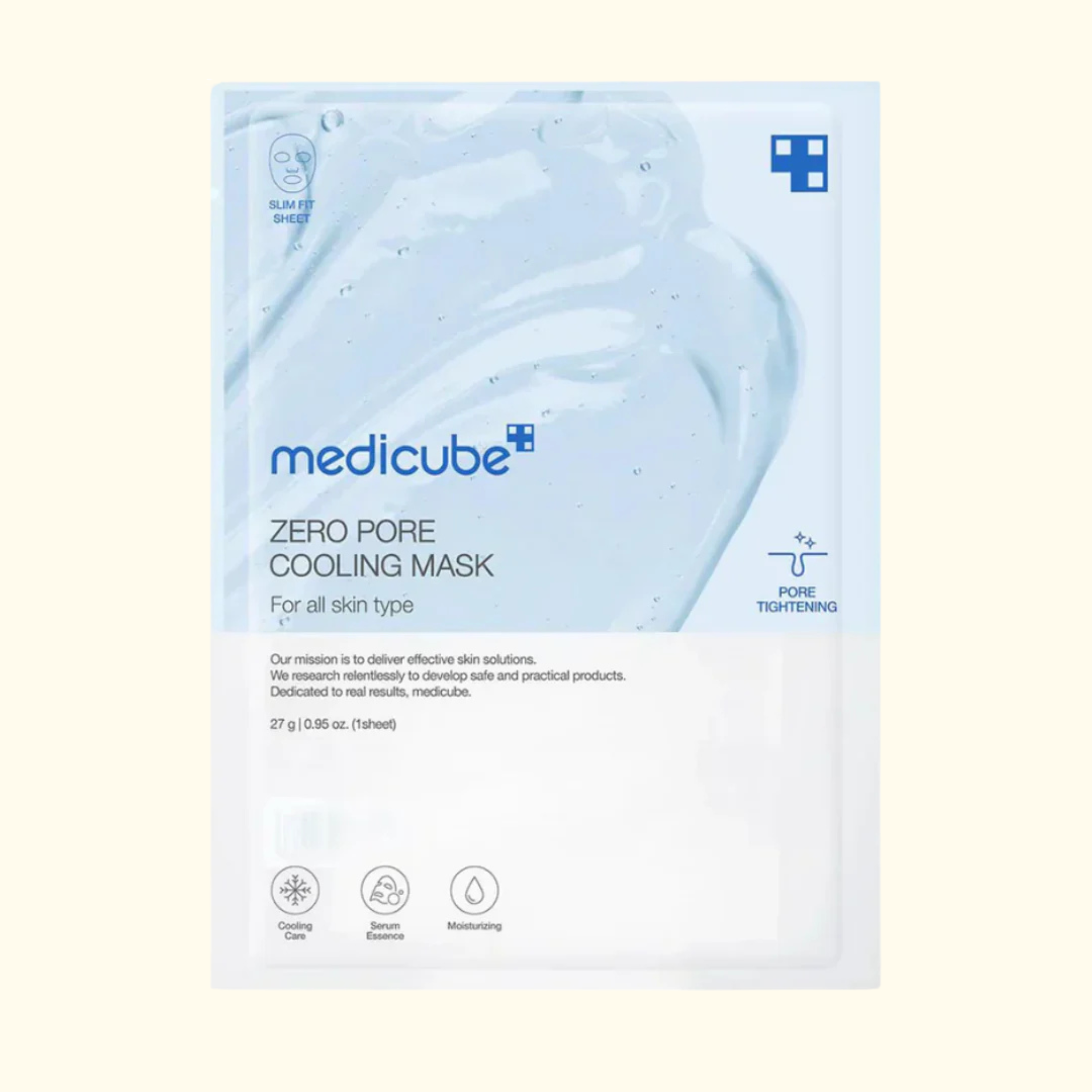 Medicube – Zero Pore Cooling Mask | 1 mascarilla