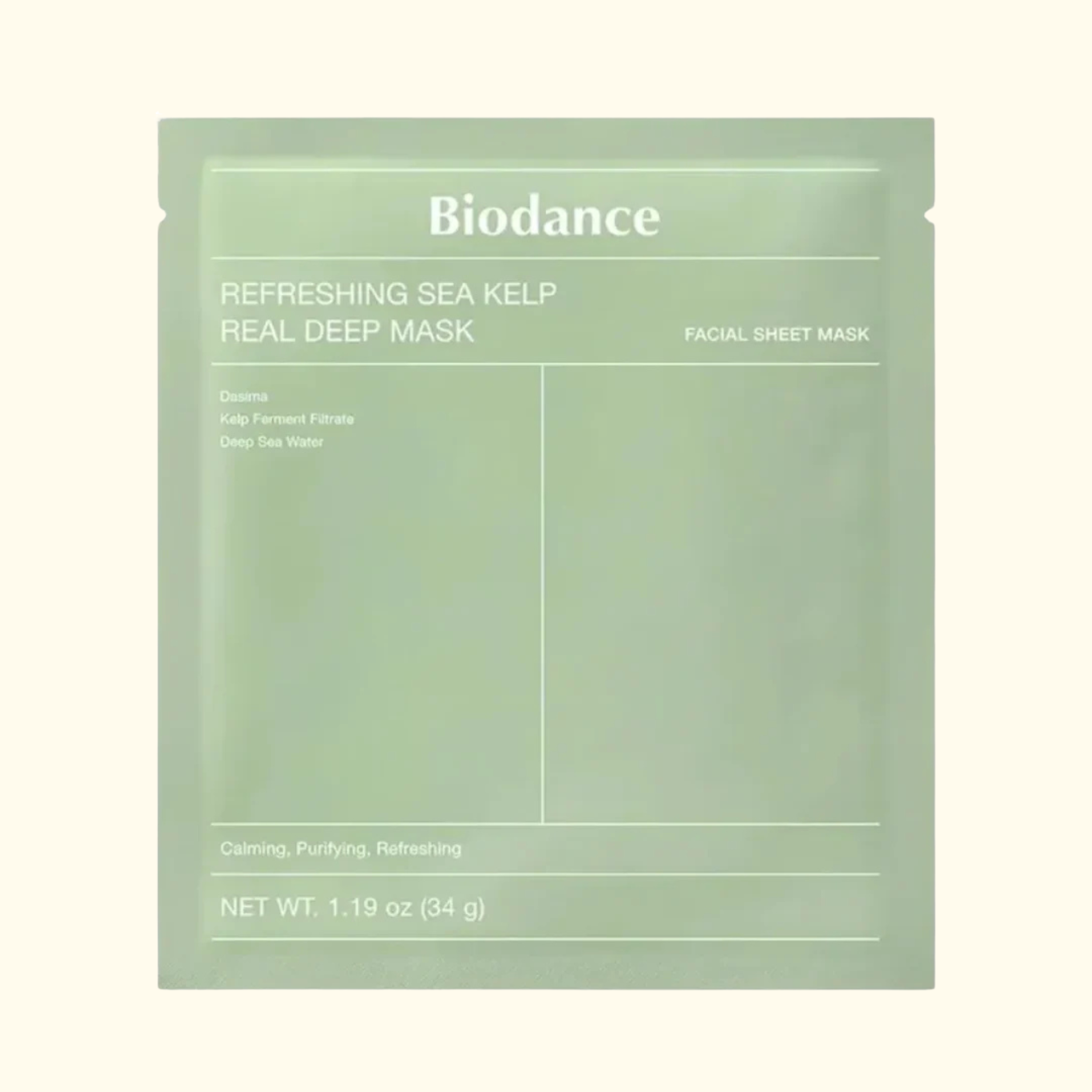 Biodance – Refreshing Sea Kelp Real Deep Mask | 1 pieza