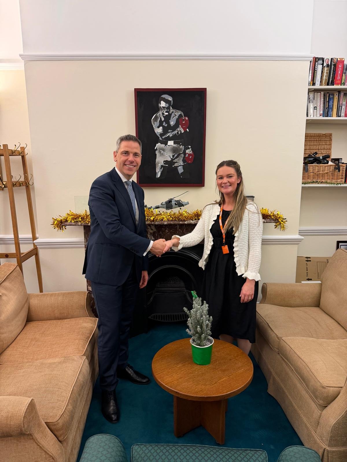 Meeting with Chris Evans MP and Tonia Antoniazzi MP