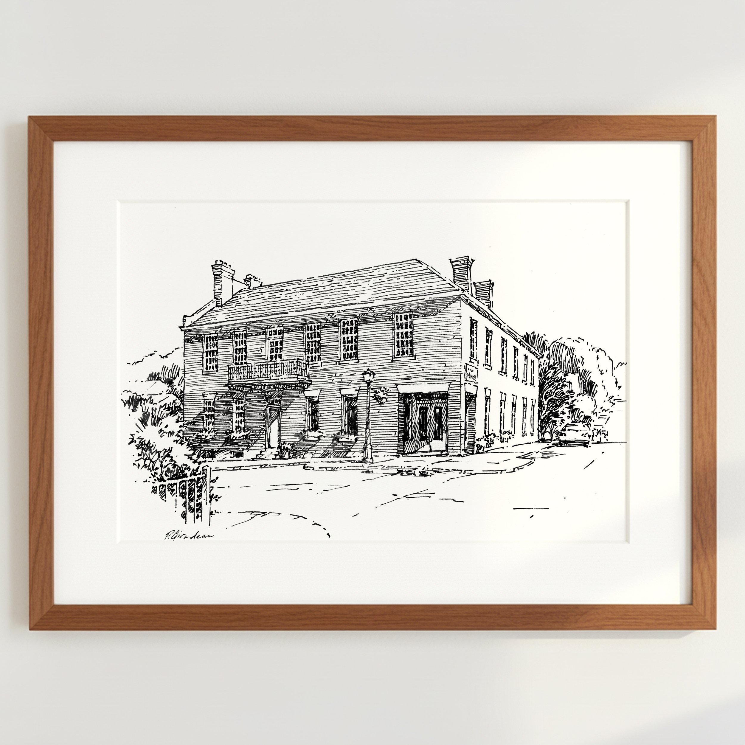 The Kyle House - Ink Sketch