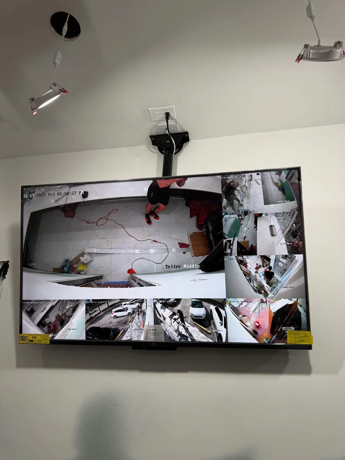 "Another project wrapped! Completed a full camera installation for a leading vault &amp; gold exchange. Secure, reliable, and ready for business. 🔒📸"