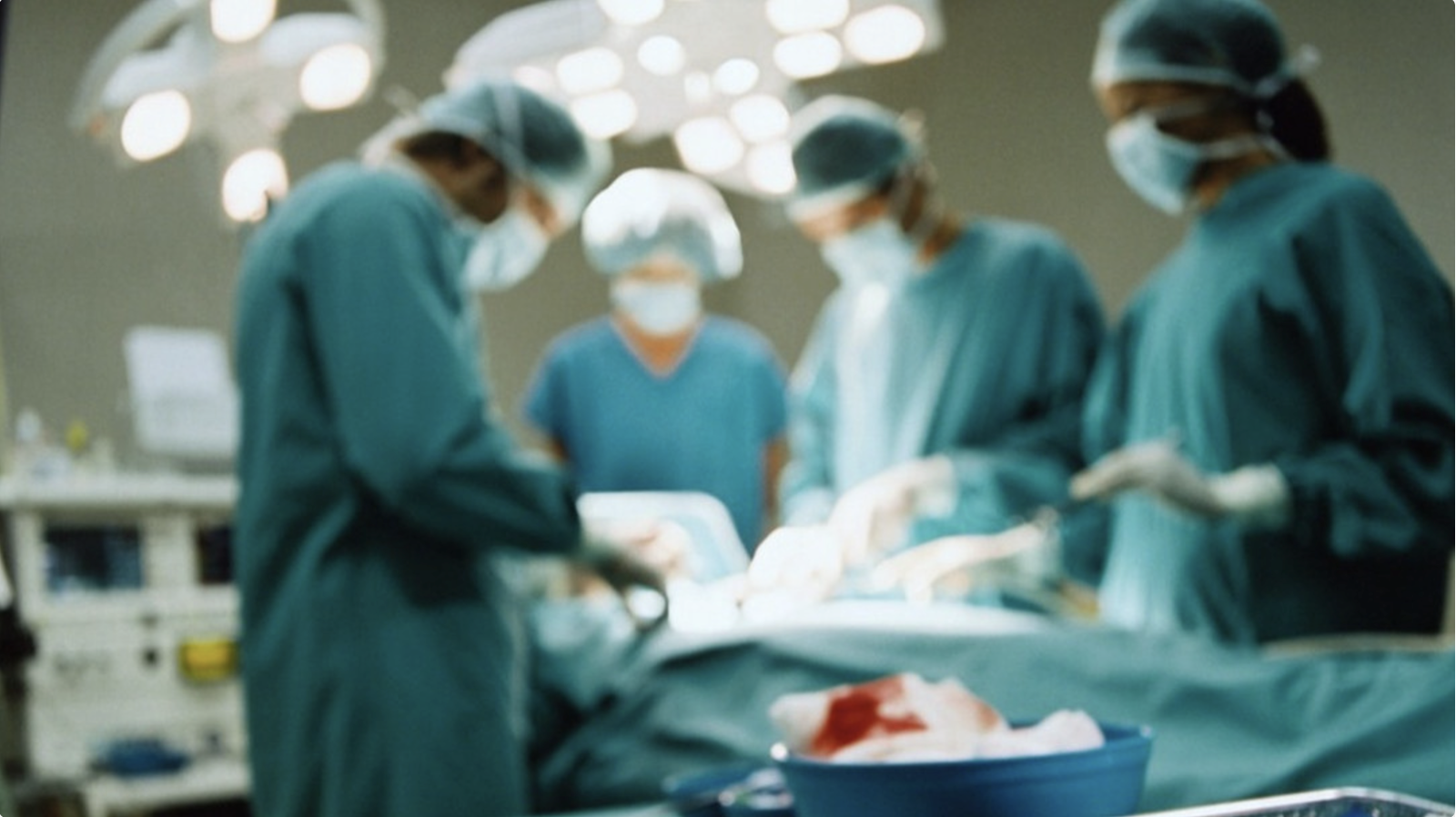 Surgery in a medical room