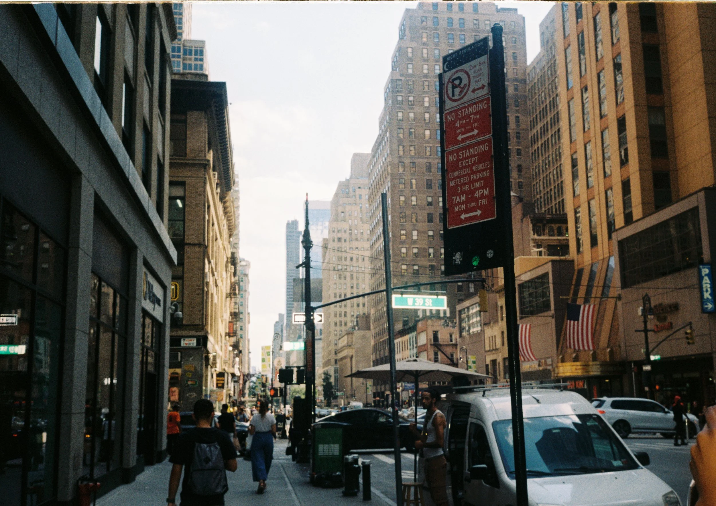 Street view of cityscape