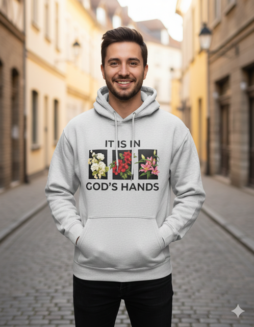 IT IS IN GOD'S HANDS - Hoodie
