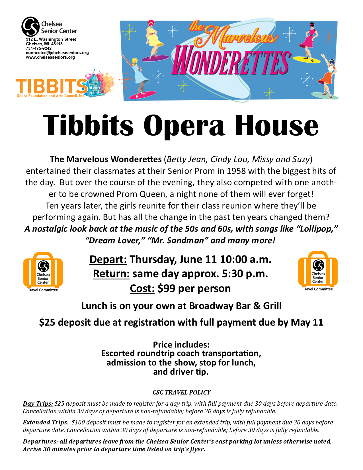 Chelsea Senior Center Tibbits Opera House