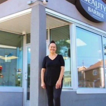 Owner of Dimensions in Hair Salon, Lisa Spicer Lankford