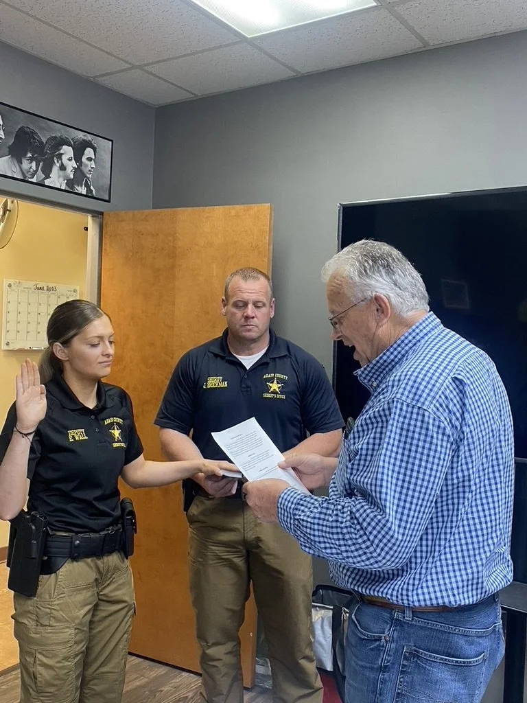 I vowed to help (then Sheriff Brockman) get more officers to cover our county demands early in my term.  I did just that.  