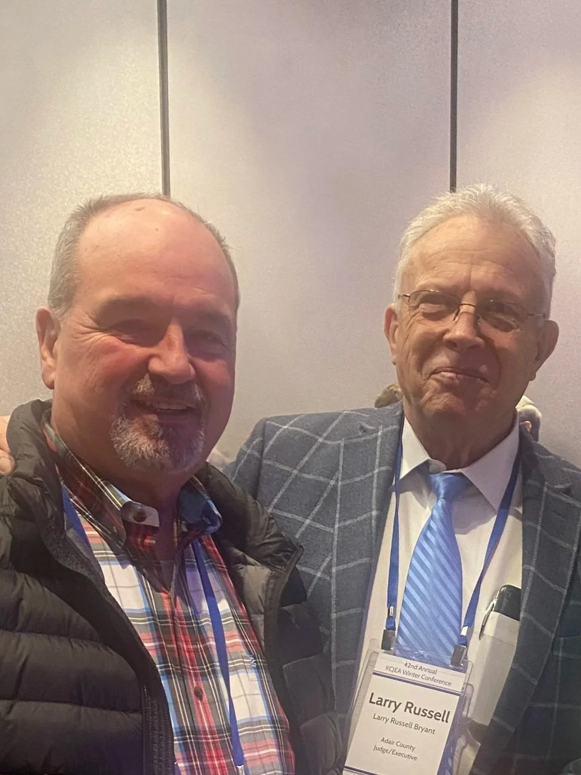 Judge Marcum from Russell County.  Always enjoy speaking with our neighboring counties' local leaders.