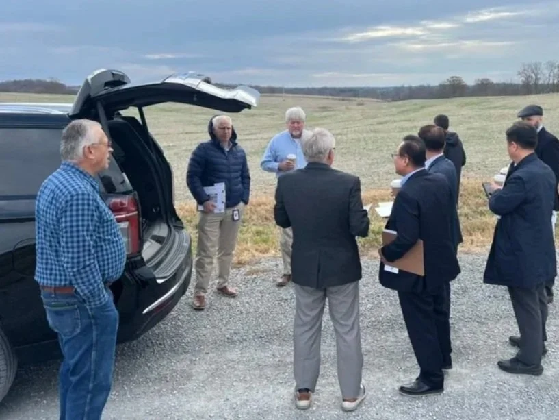 Being a constant support for the EDA during visits like this from a South Korean company signifies to the companies that the County is serious about supporting them and their business.   