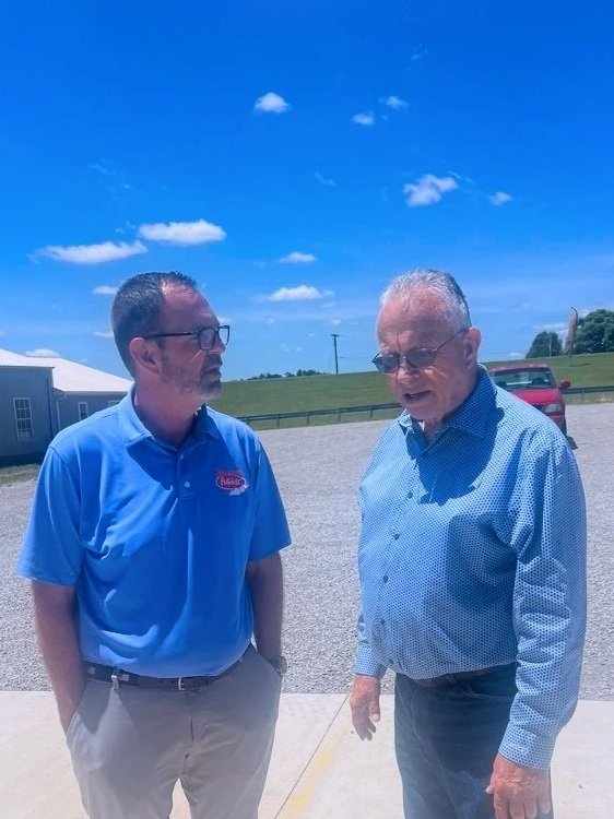 Terry Martin, of Martins Peterbilt, and I spoke about the importance of economic development.  Glad our trucking companies and truck drivers have easy access to parts to keep their trucks running and making money for their families!