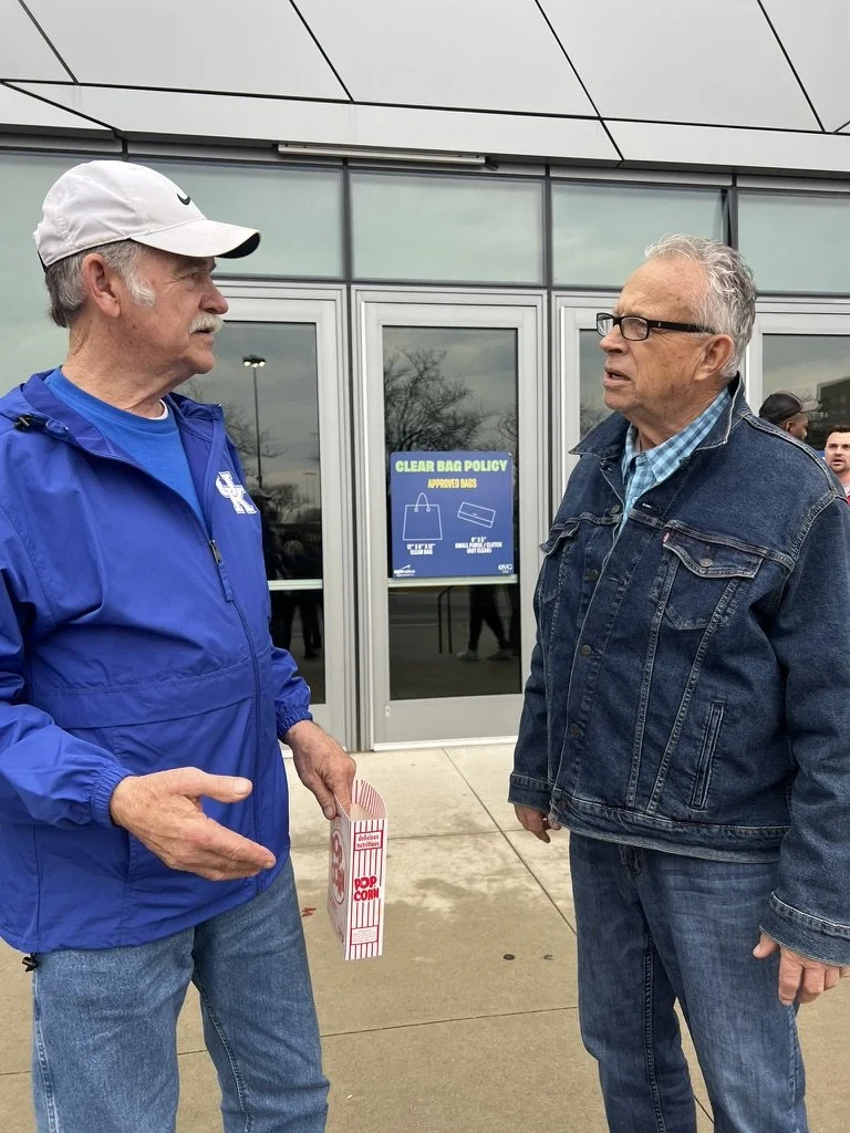 No doubt Mr. Feese and I were discussing recycling.  I was glad to get this service re-opened to our community during my term.  