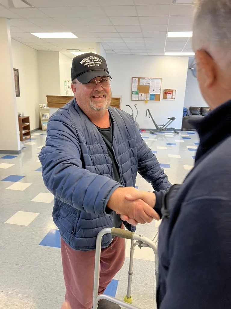 I always enjoy visiting the Jim Blair Senior Citizens Center. Great people!