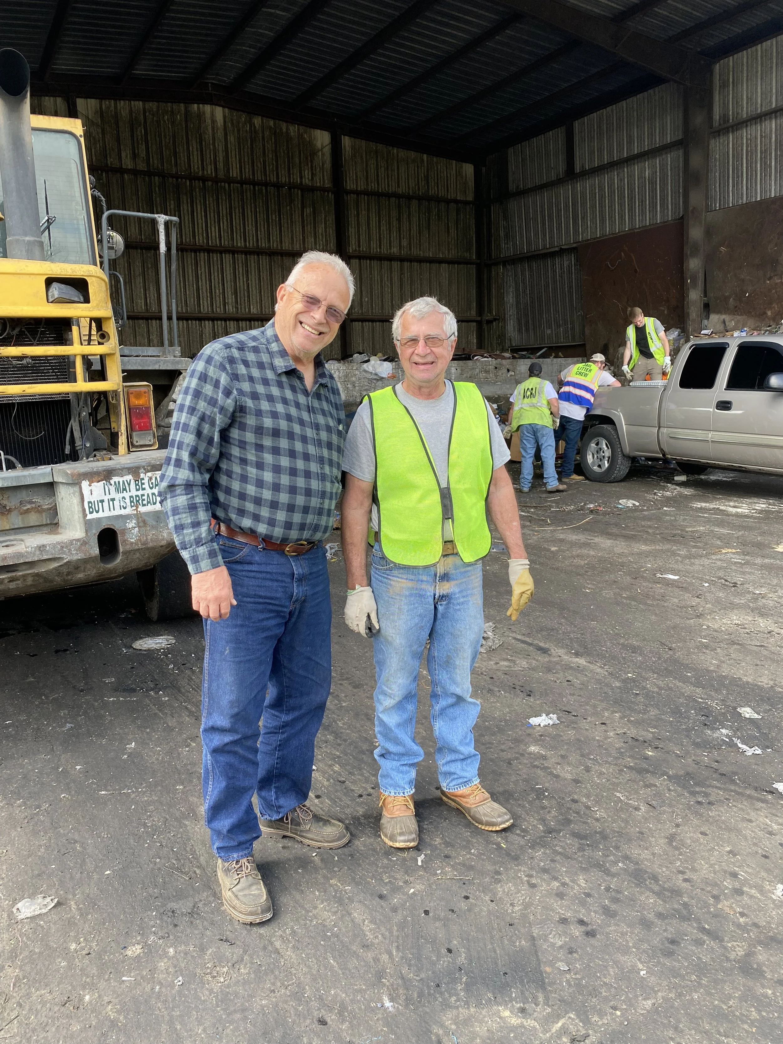 Magistrate Hadley expressed his interest about our transfer station.