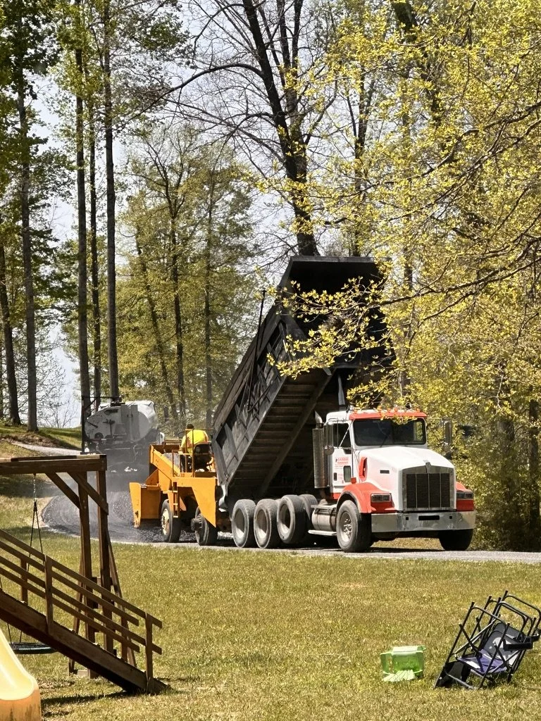 Finally got chip and seal put down on Austin Trace to serve the families and their children, making school bus traffic safer and just a significant improvement to the road.  Thanks to Magistrate Hadley from District 7 who took care of this road in Di