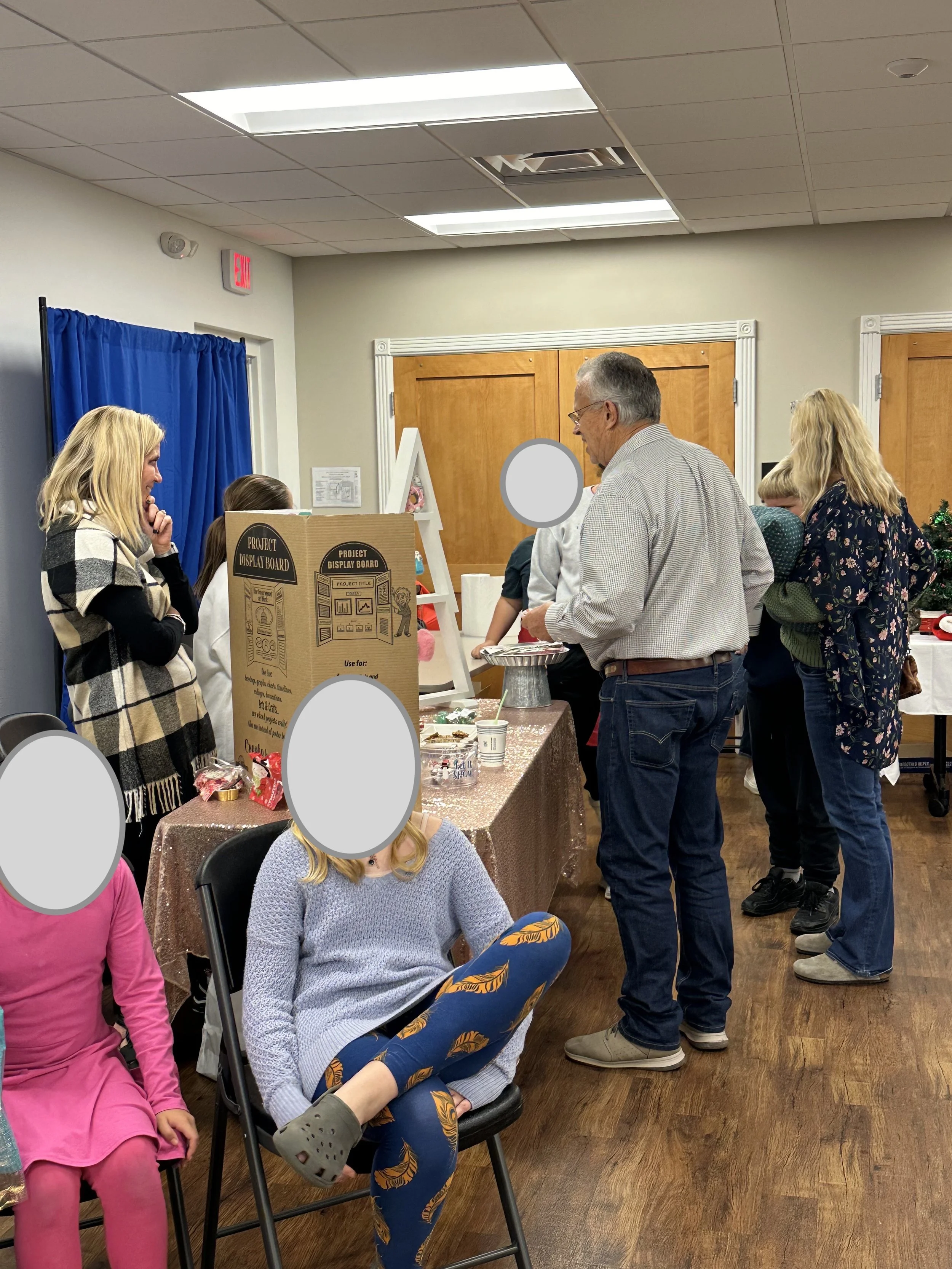 I love supporting our students - they are our future!  This was a school event at the Extension Office.  I supported and bought several things from these little entrepreneurs!  