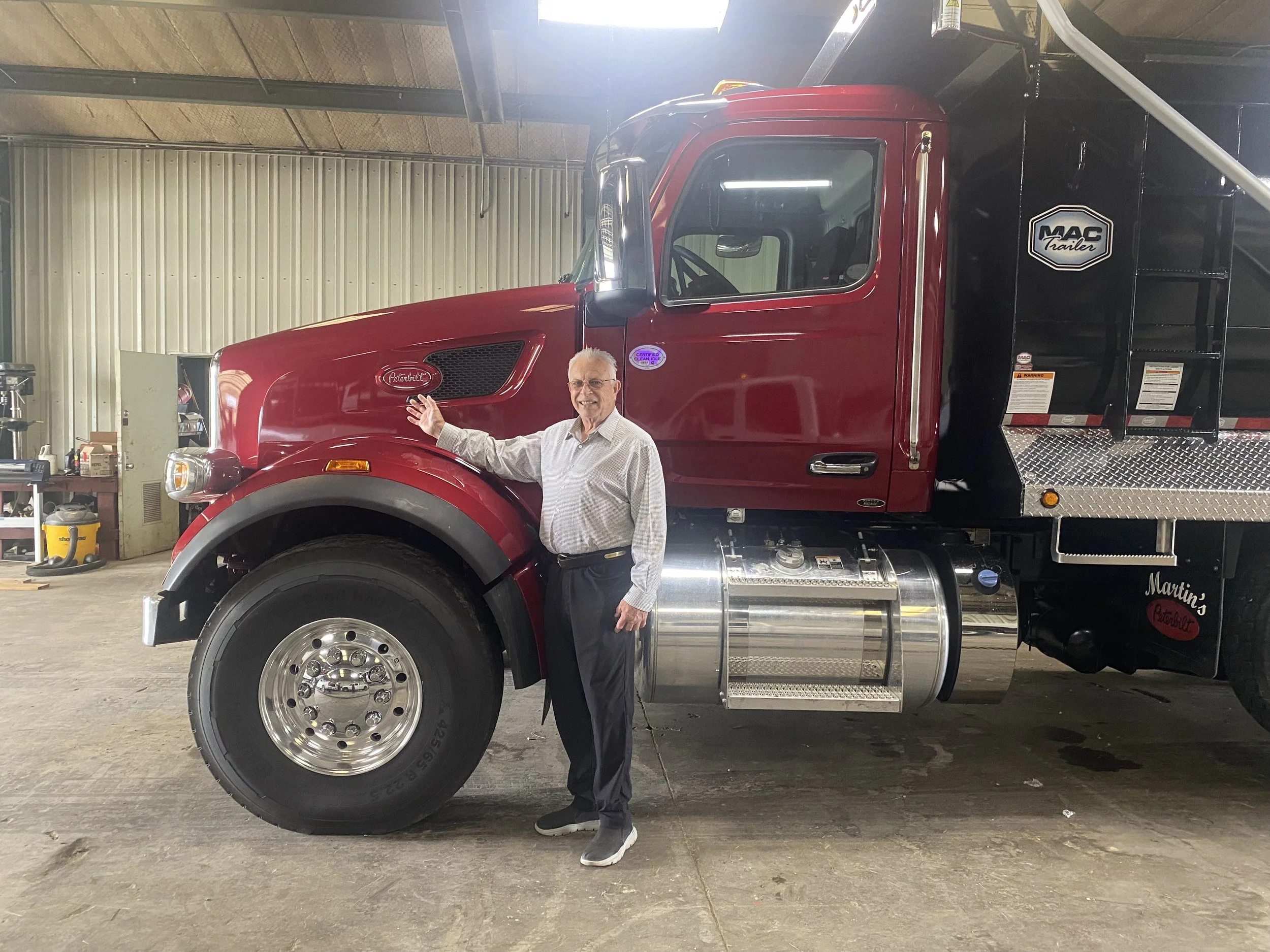 Proudly saying that we are doing business "LOCAL" now with Martin's Peterbilt right here in Adair County.