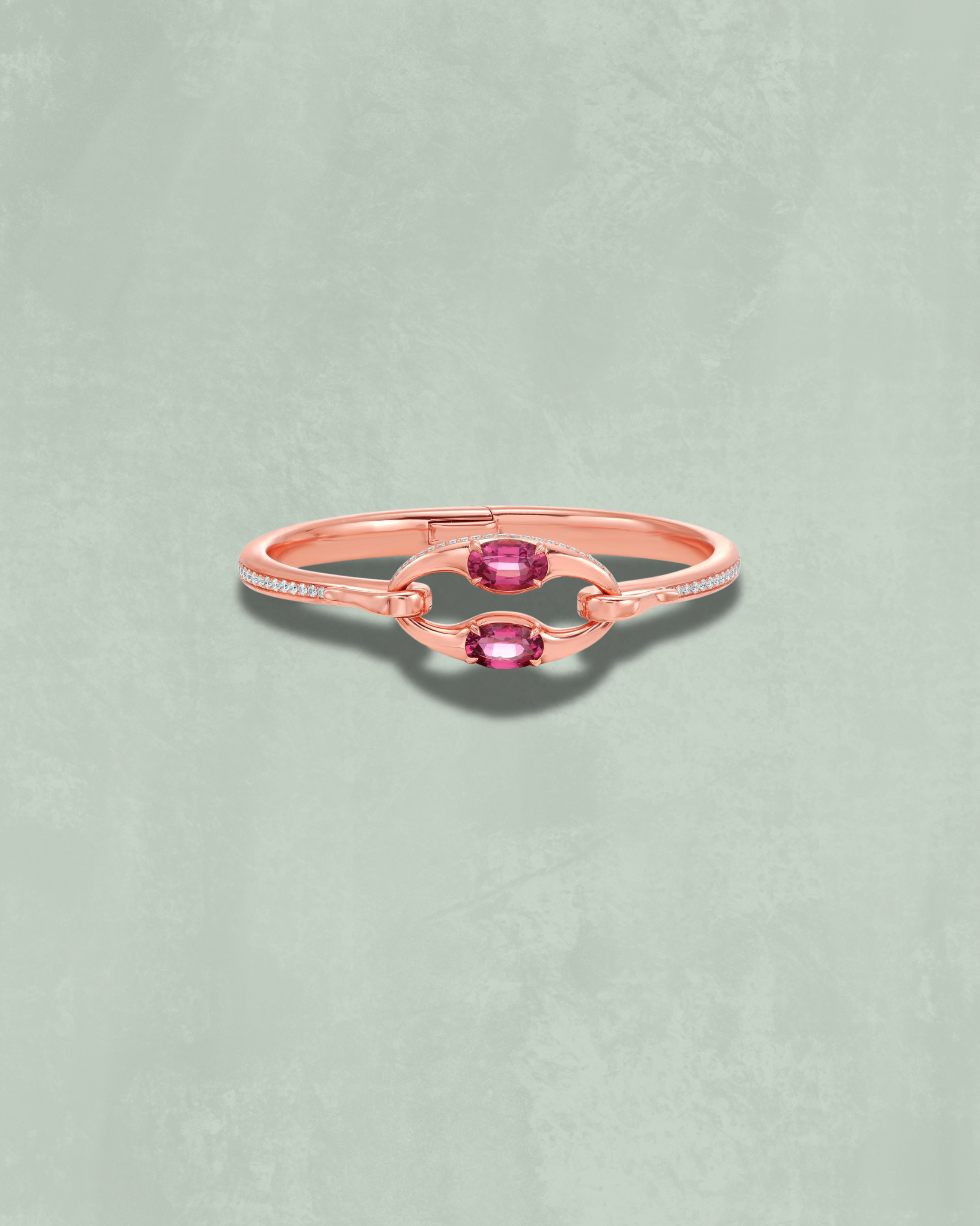Spinel Latch Bangle