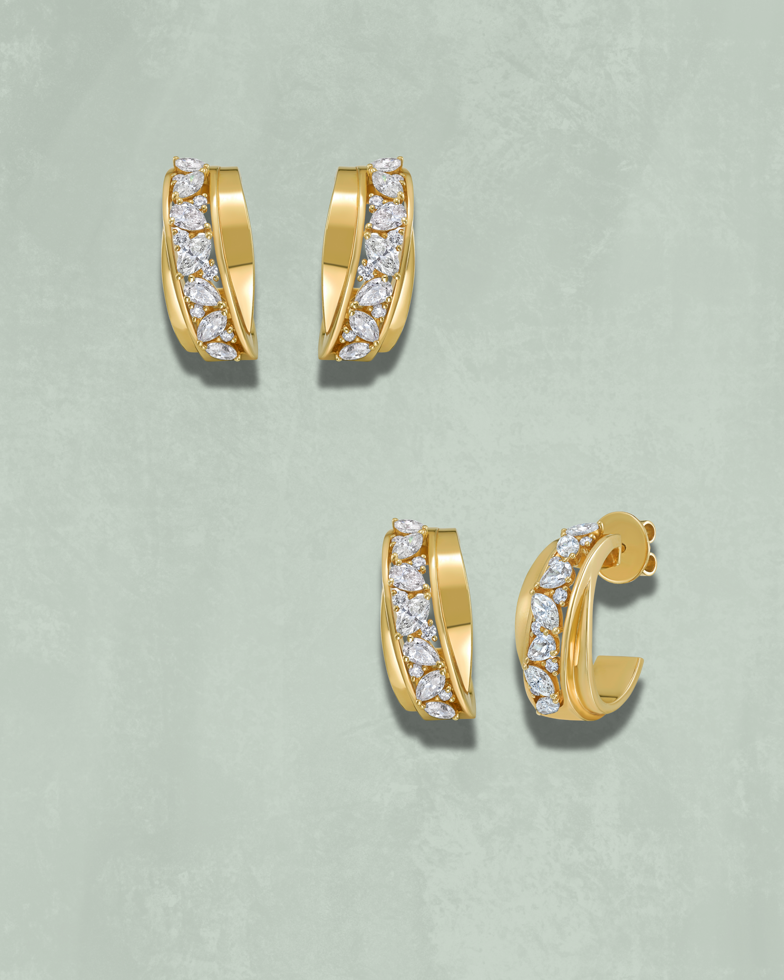 Bold Swoosh Earrings